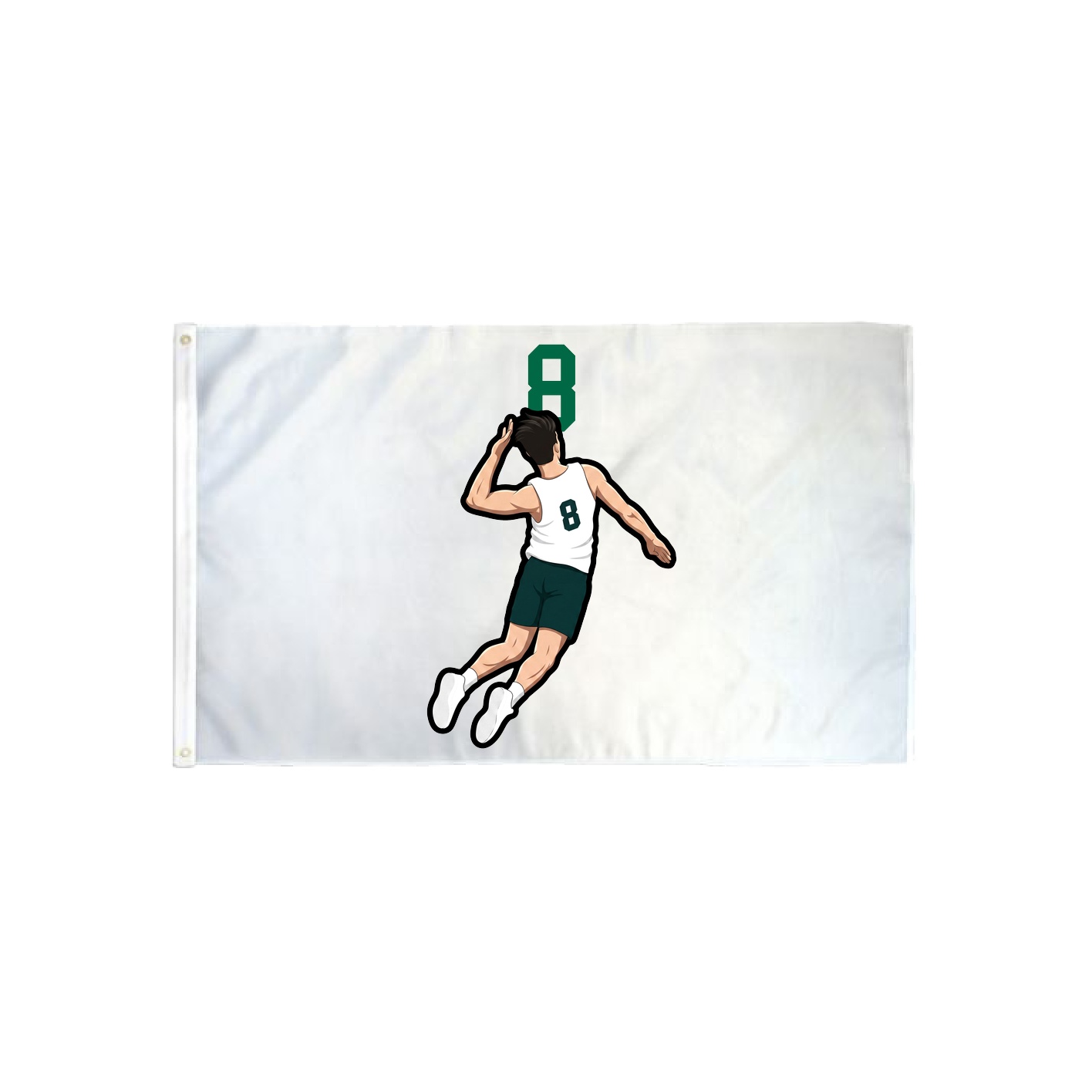 3x5 Flag — Number Top in Classic
