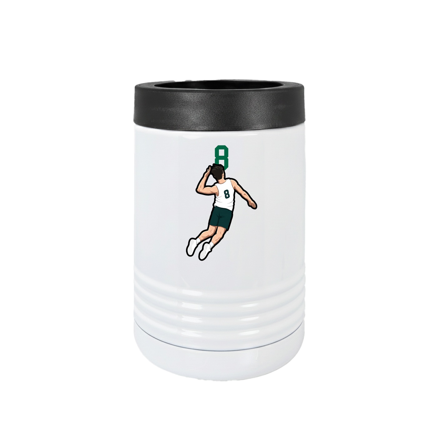 Beverage Holder — Number Top in White