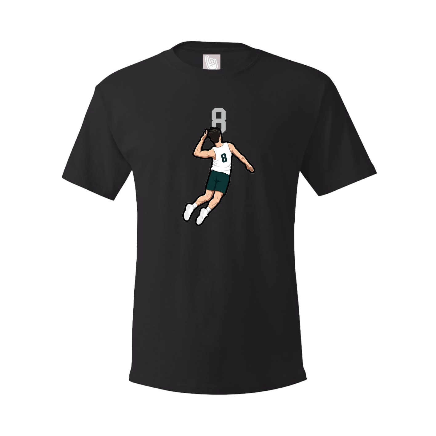 Tee — Number Top in Black