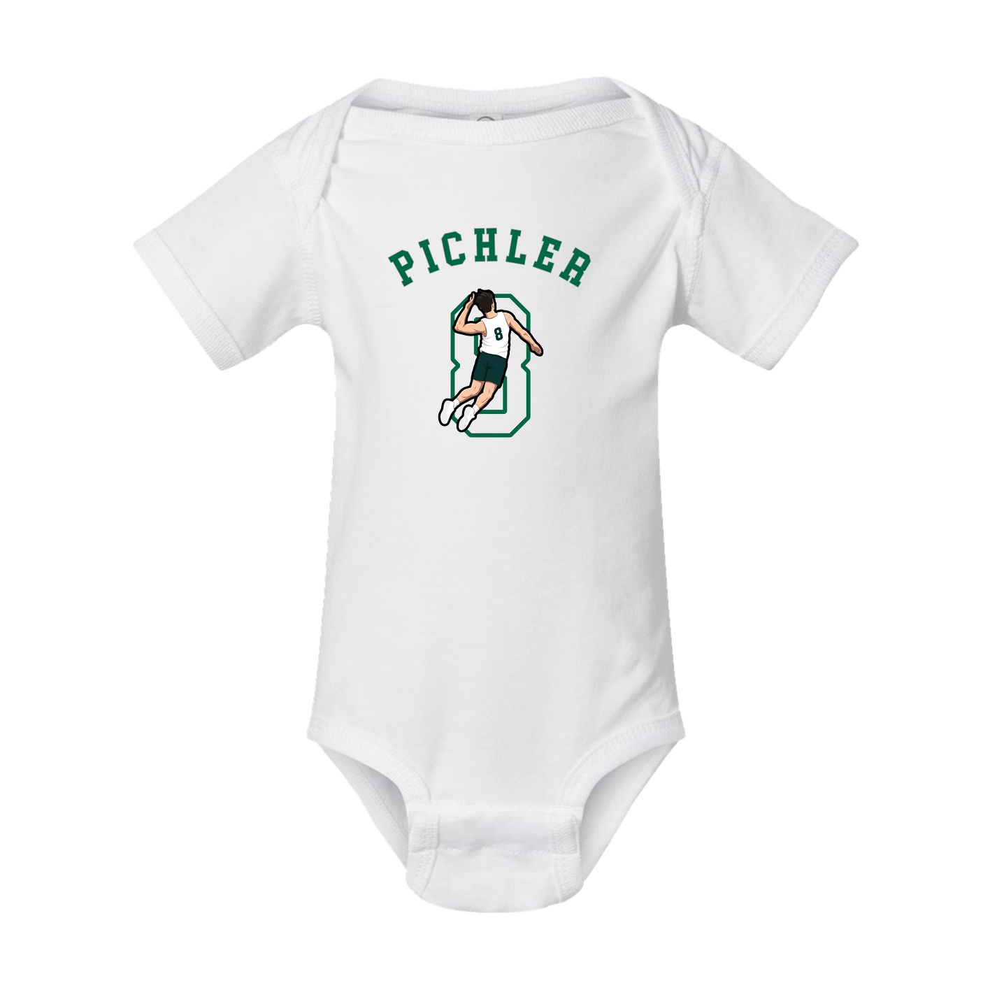 Baby Onesie — Shirsey Arch in White