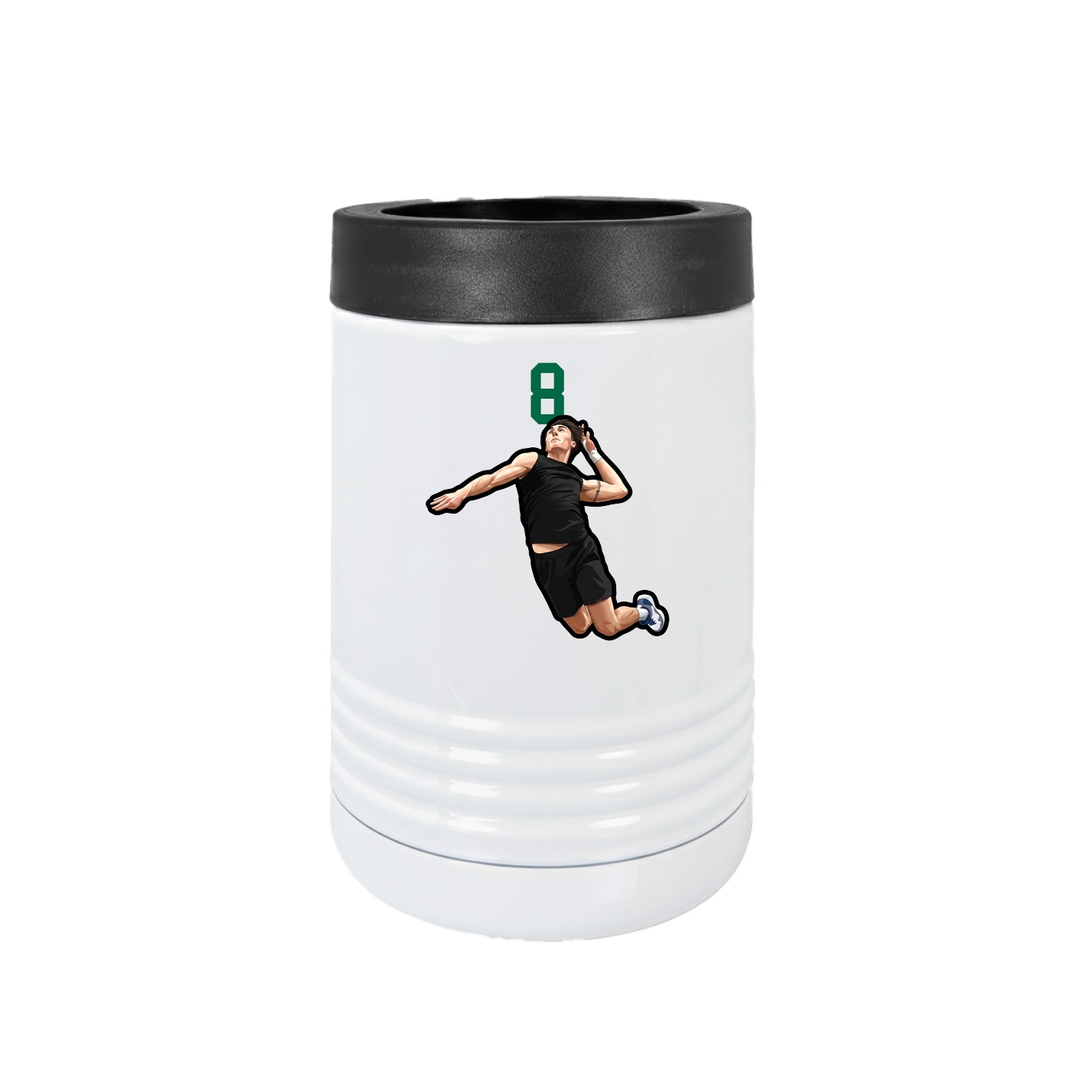 Beverage Holder — Number Top in White