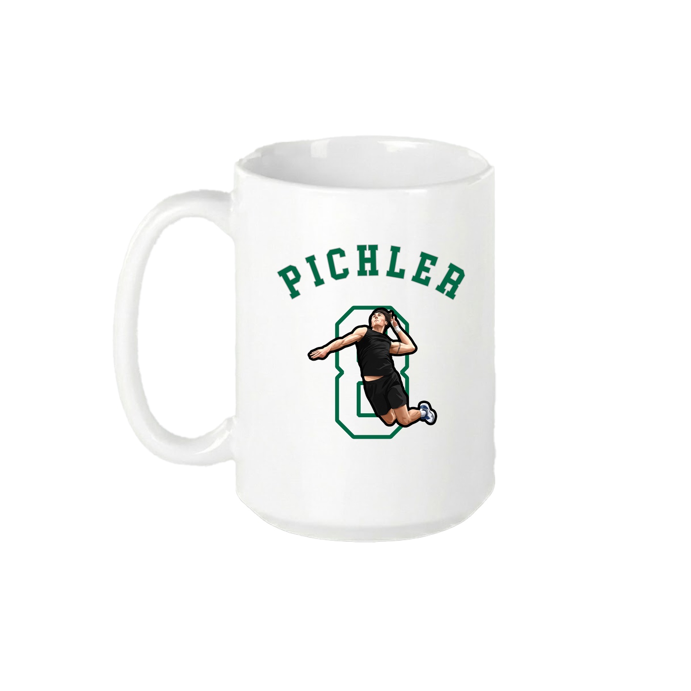 15oz Coffee Mug — Shirsey Arch in White