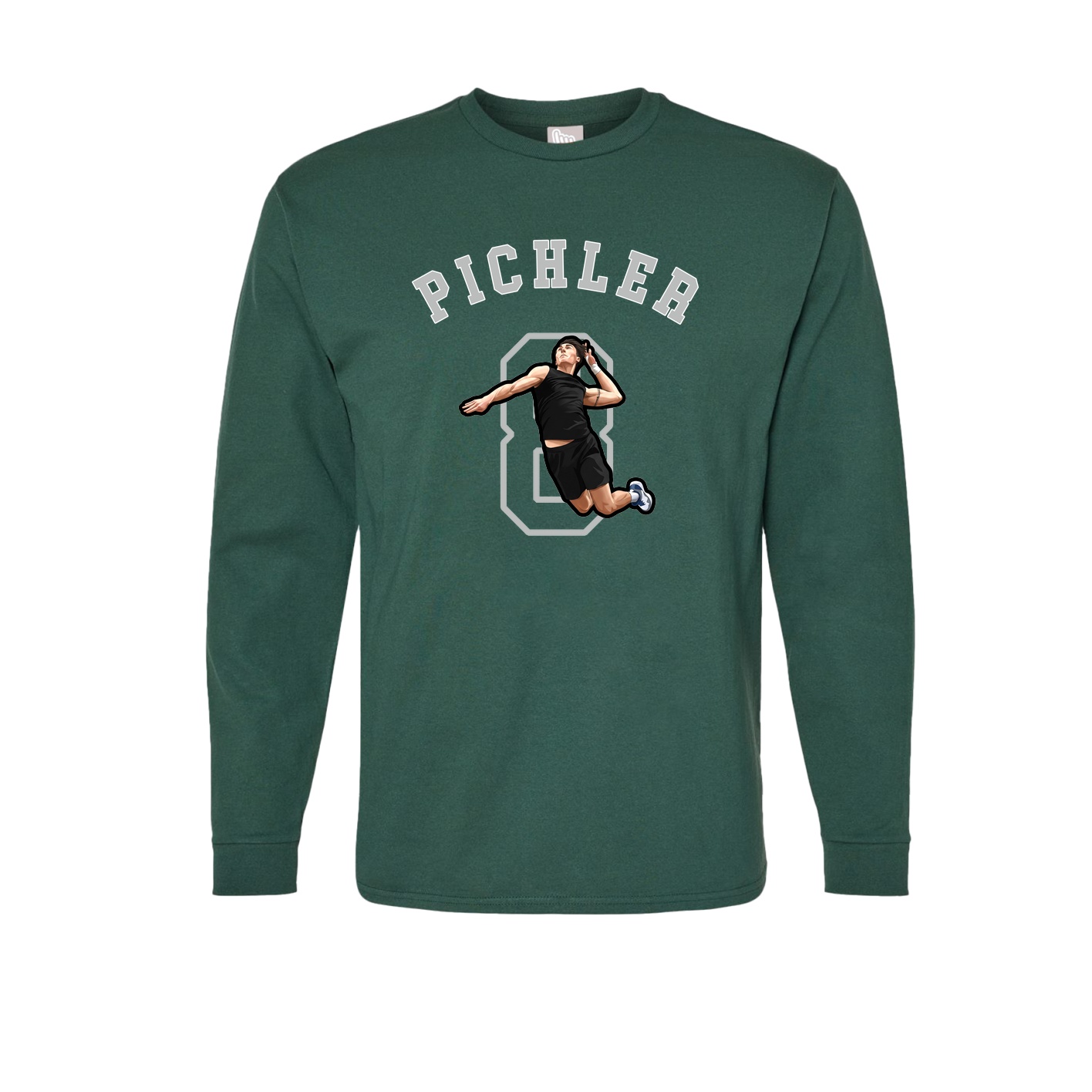 Long Sleeve Tee — Shirsey Arch in Green