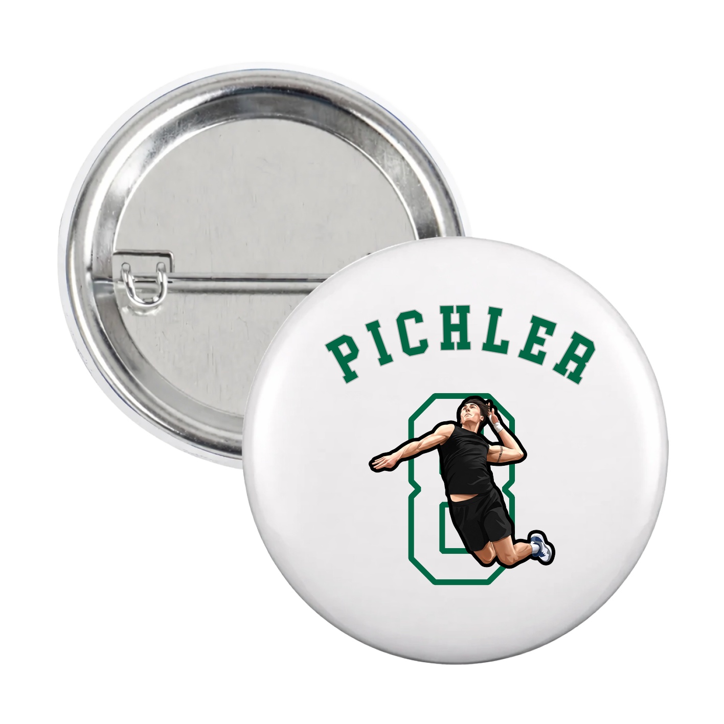 Game Day Button — Shirsey Arch in White