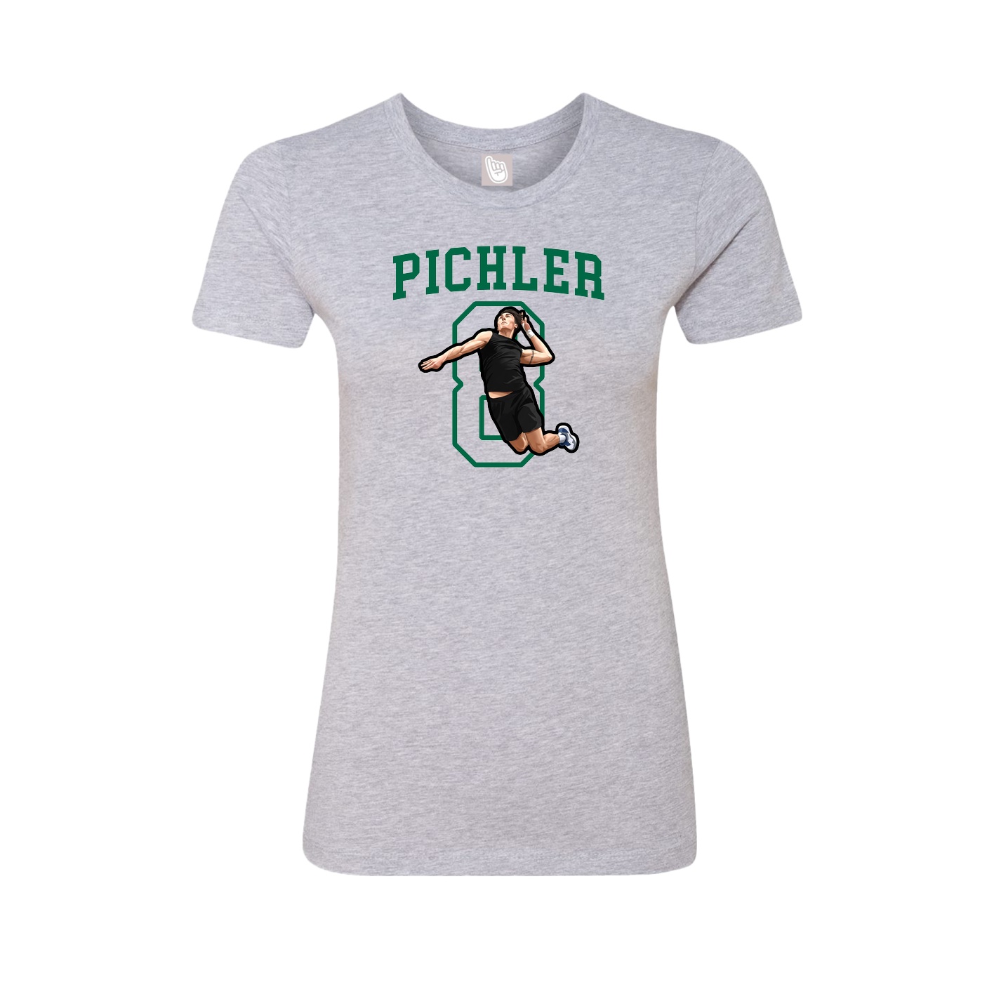 Fitted Women's Tee — Shirsey in Grey
