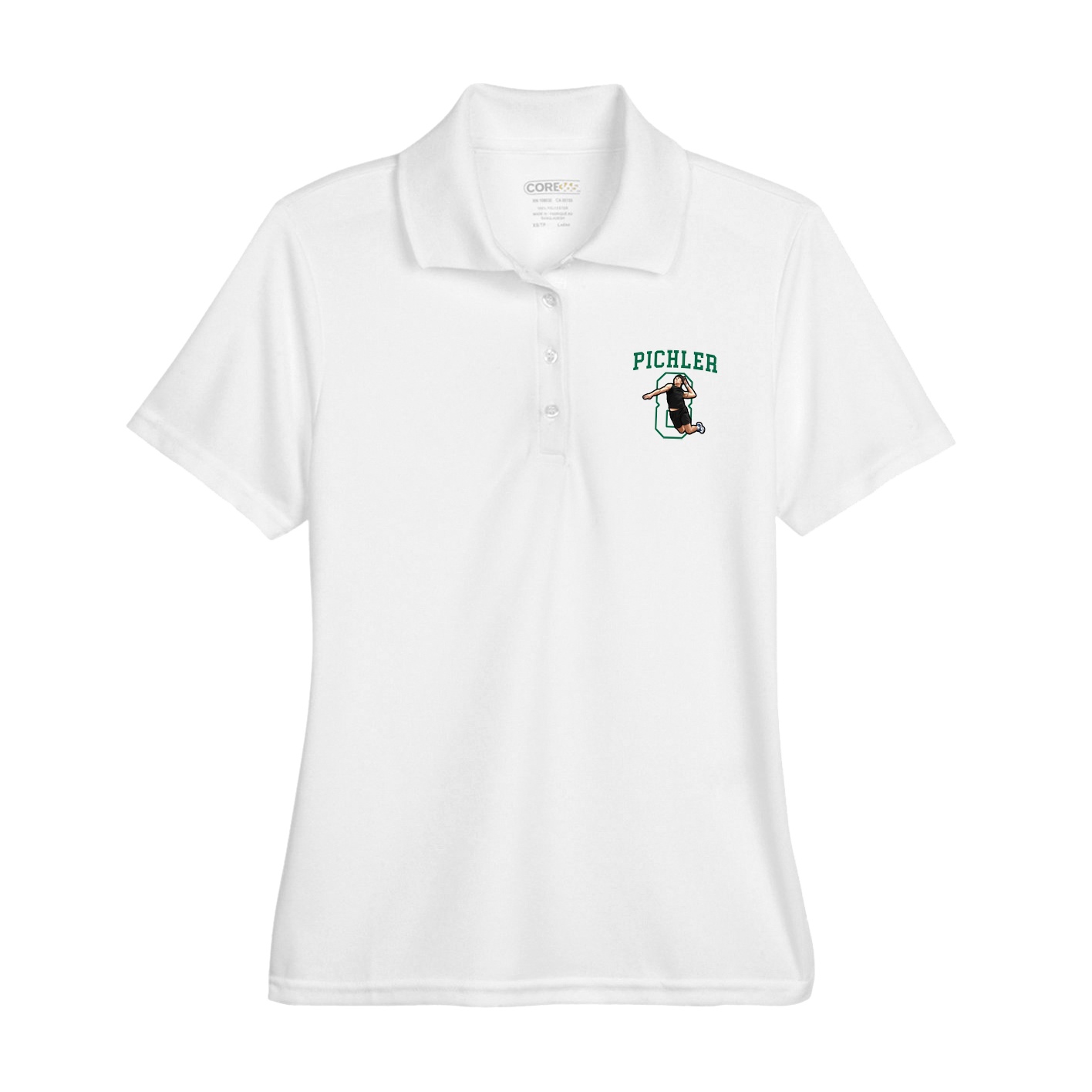 Womens Performance Polo — Shirsey in White