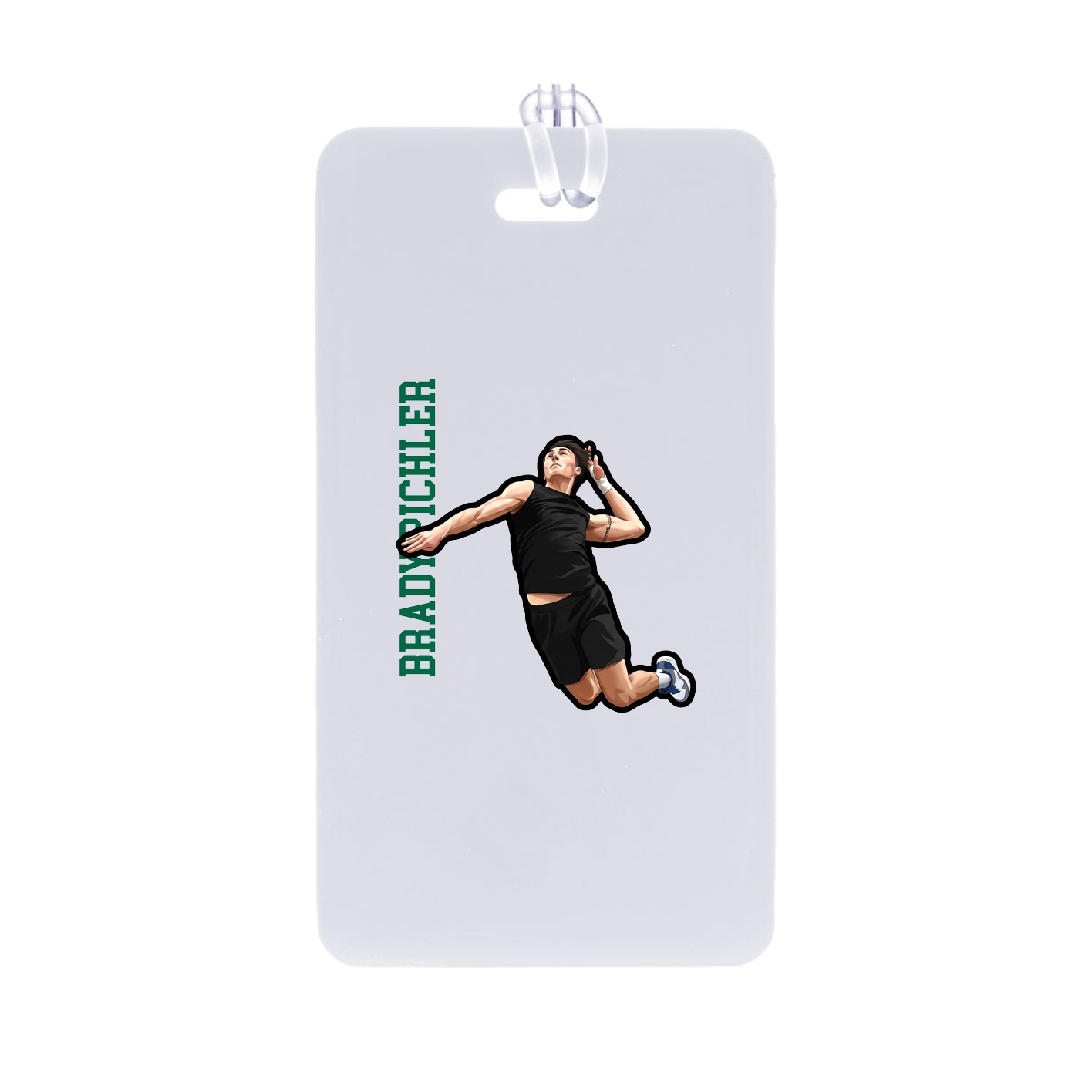 Bag Tag — Name Vertical in Classic