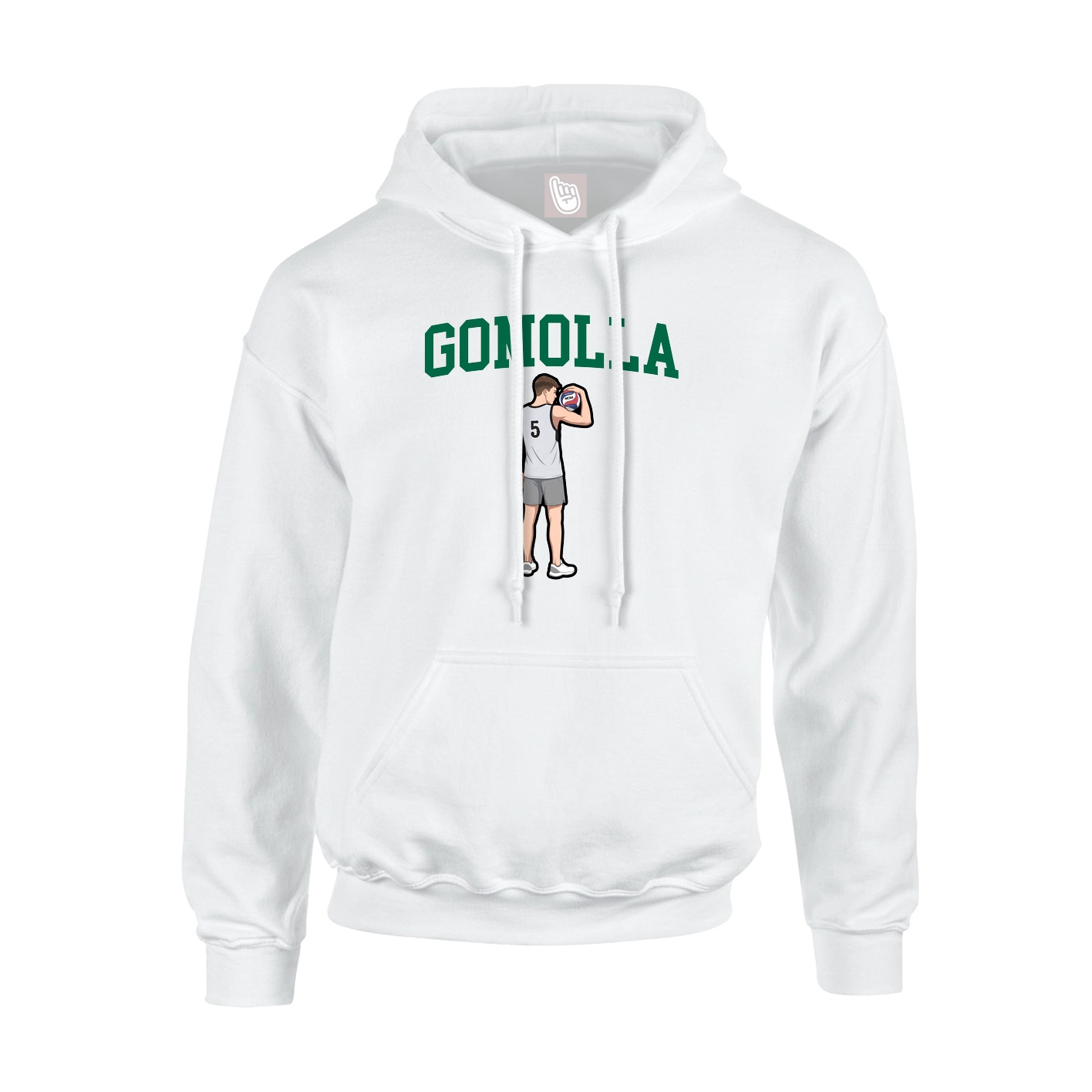 Hoodie — Shirsey in White