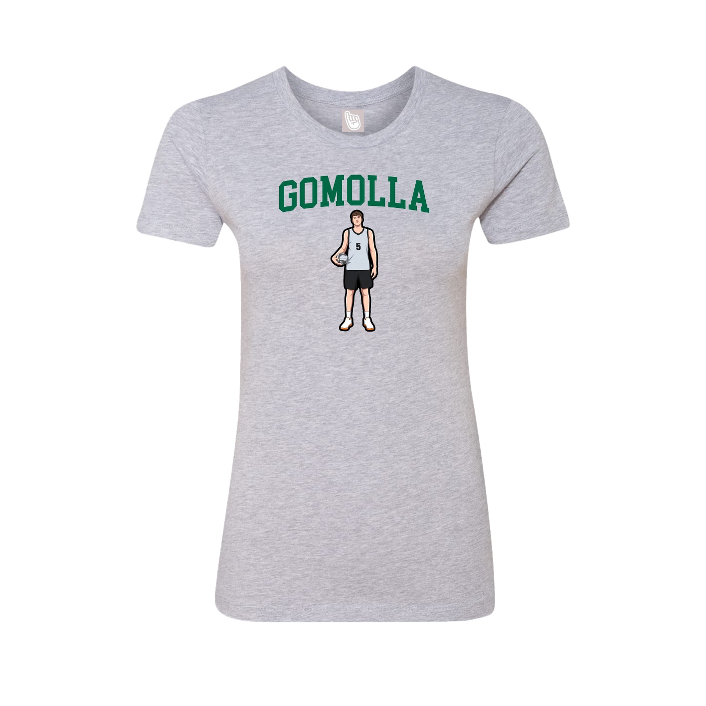 Fitted Women's Tee — Shirsey in Grey