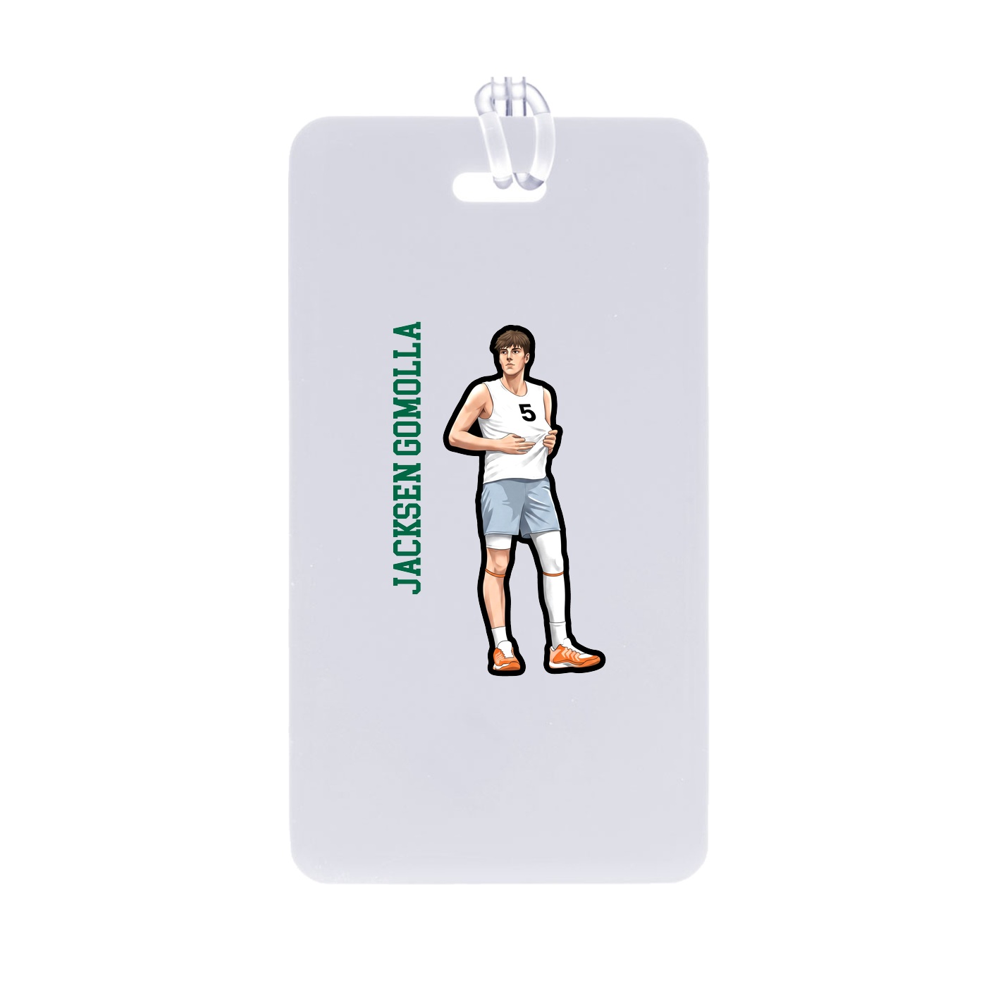 Bag Tag — Name Vertical in Classic