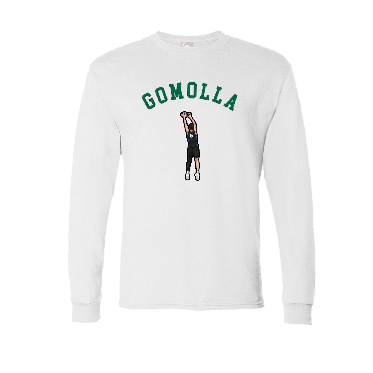 Long Sleeve Tee — Shirsey Arch in White
