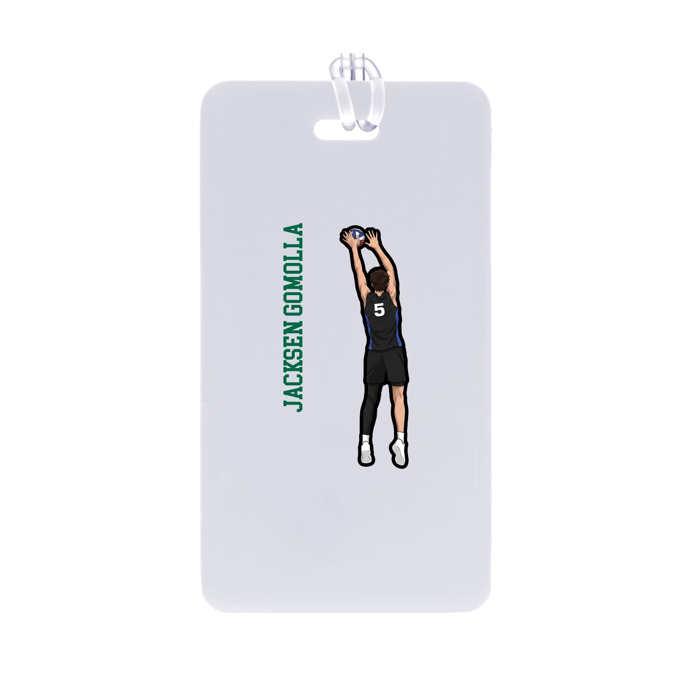 Bag Tag — Name Vertical in Classic