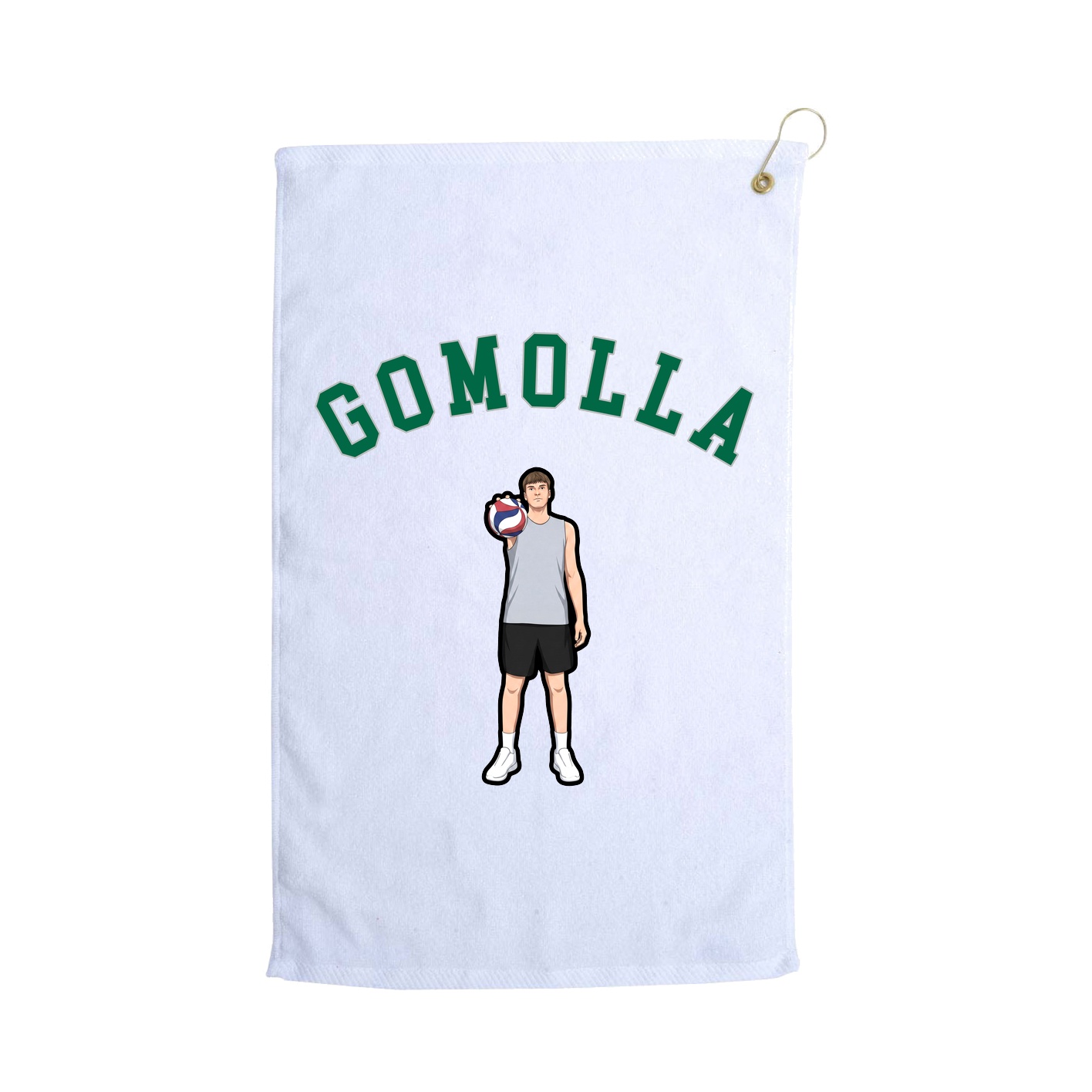 Golf Towel — Shirsey Arch in White