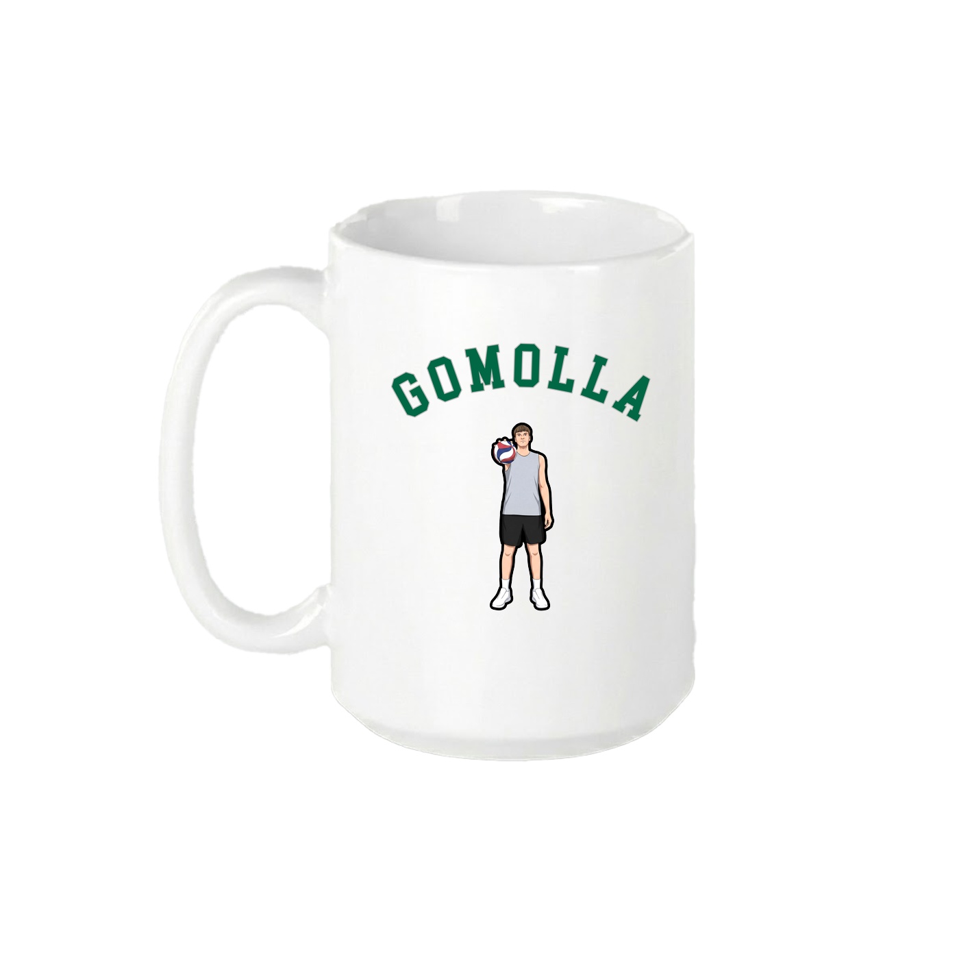 15oz Coffee Mug — Shirsey Arch in White