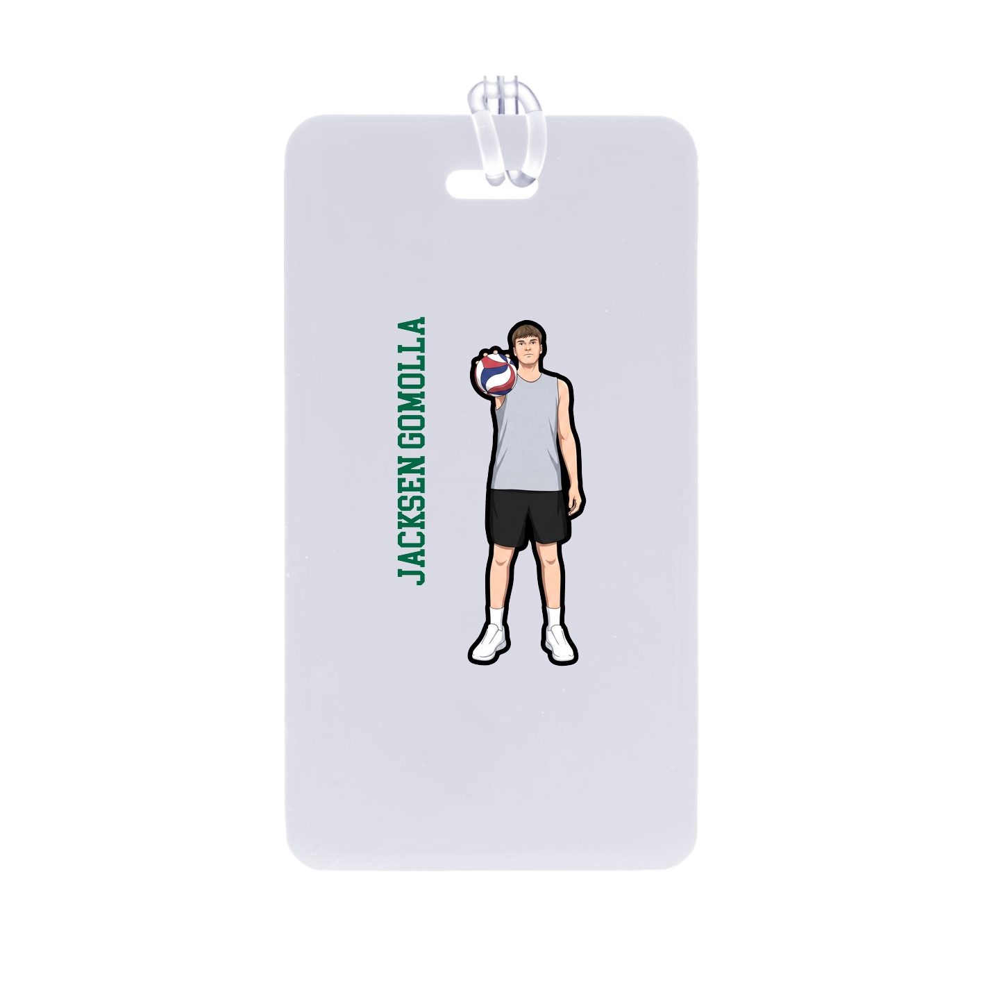 Bag Tag — Name Vertical in Classic