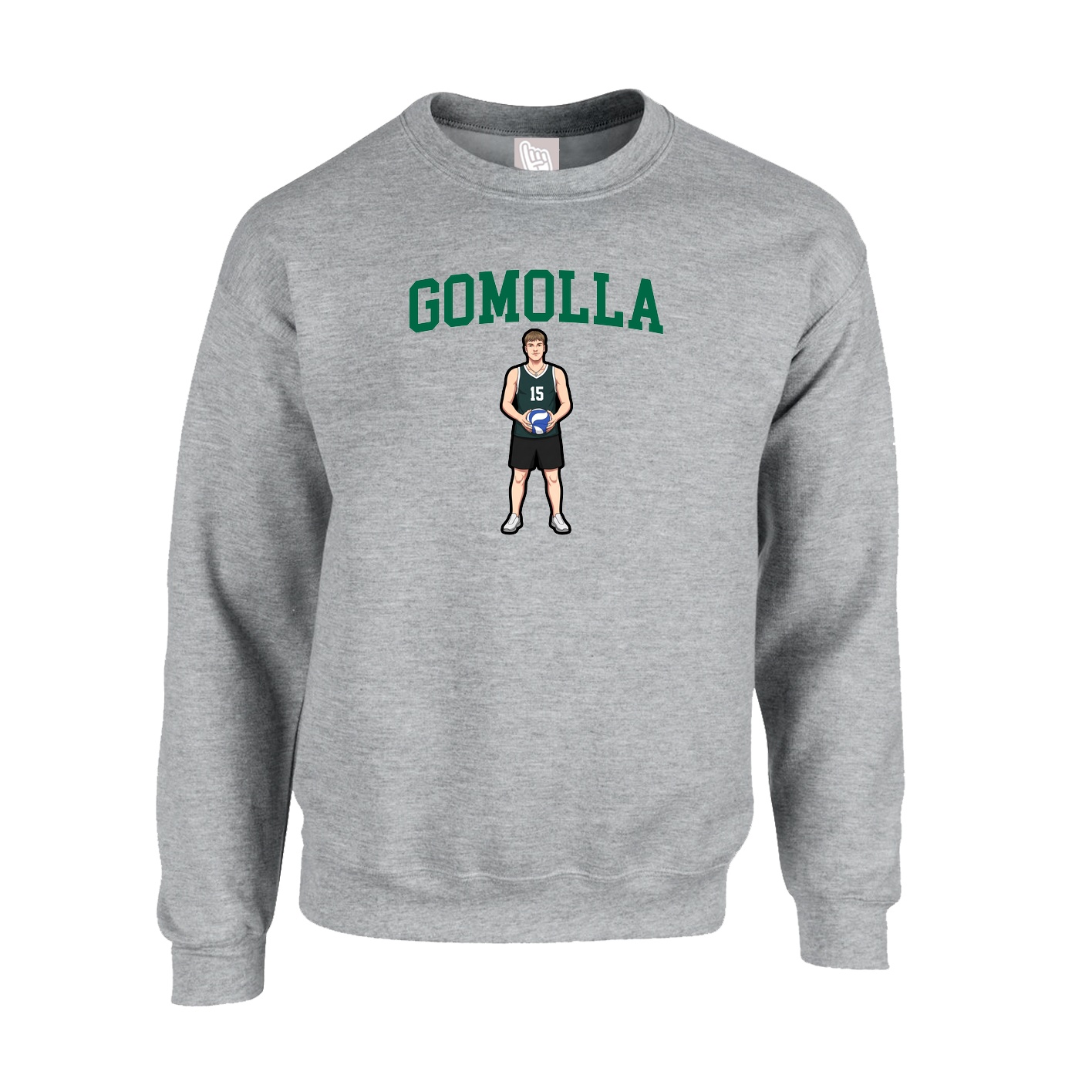 Fleece Crew — Shirsey in Grey