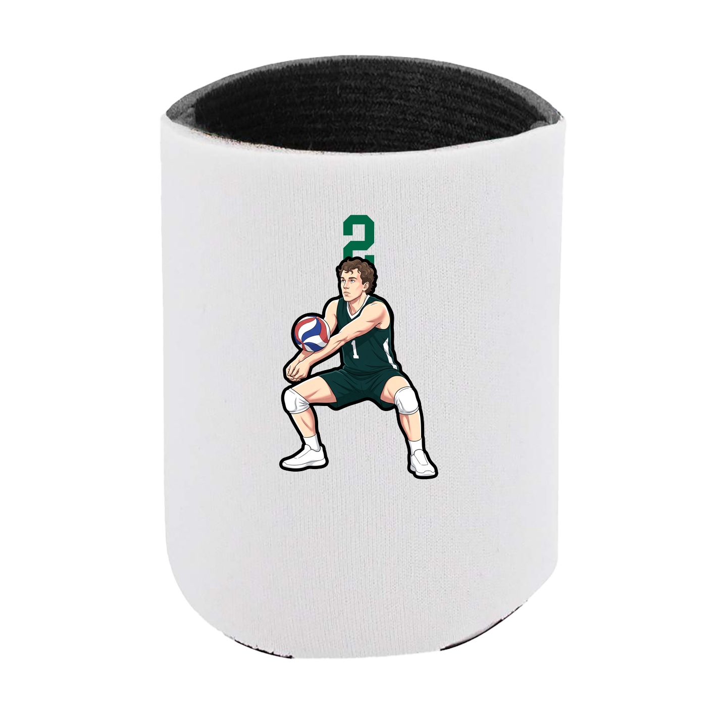 Can Holder — Number Top in White