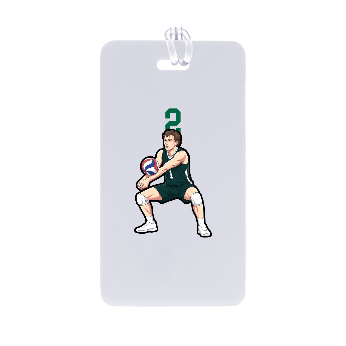 Bag Tag — Number Top in Classic