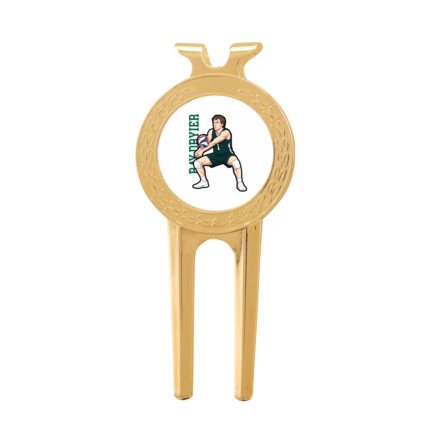 Divot Tool with Ball Marker — Name Vertical in Classic