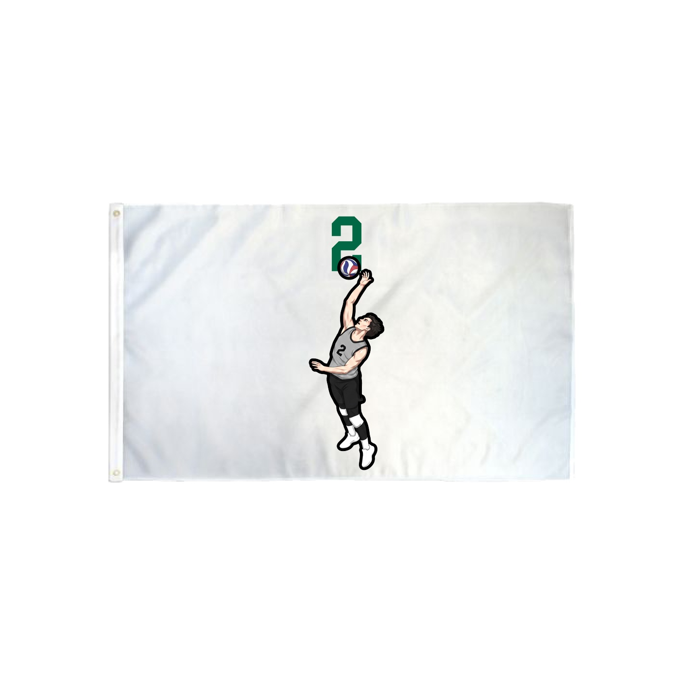 3x5 Flag — Number Top in Classic