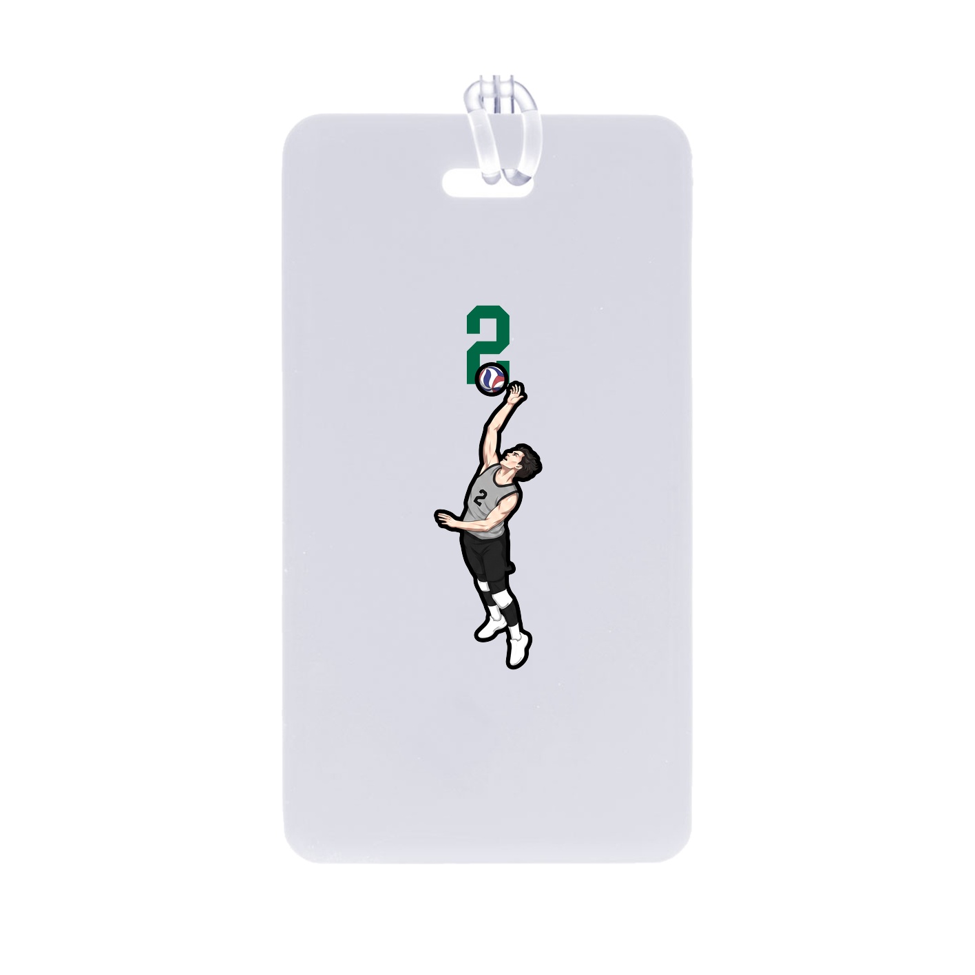 Bag Tag — Number Top in Classic