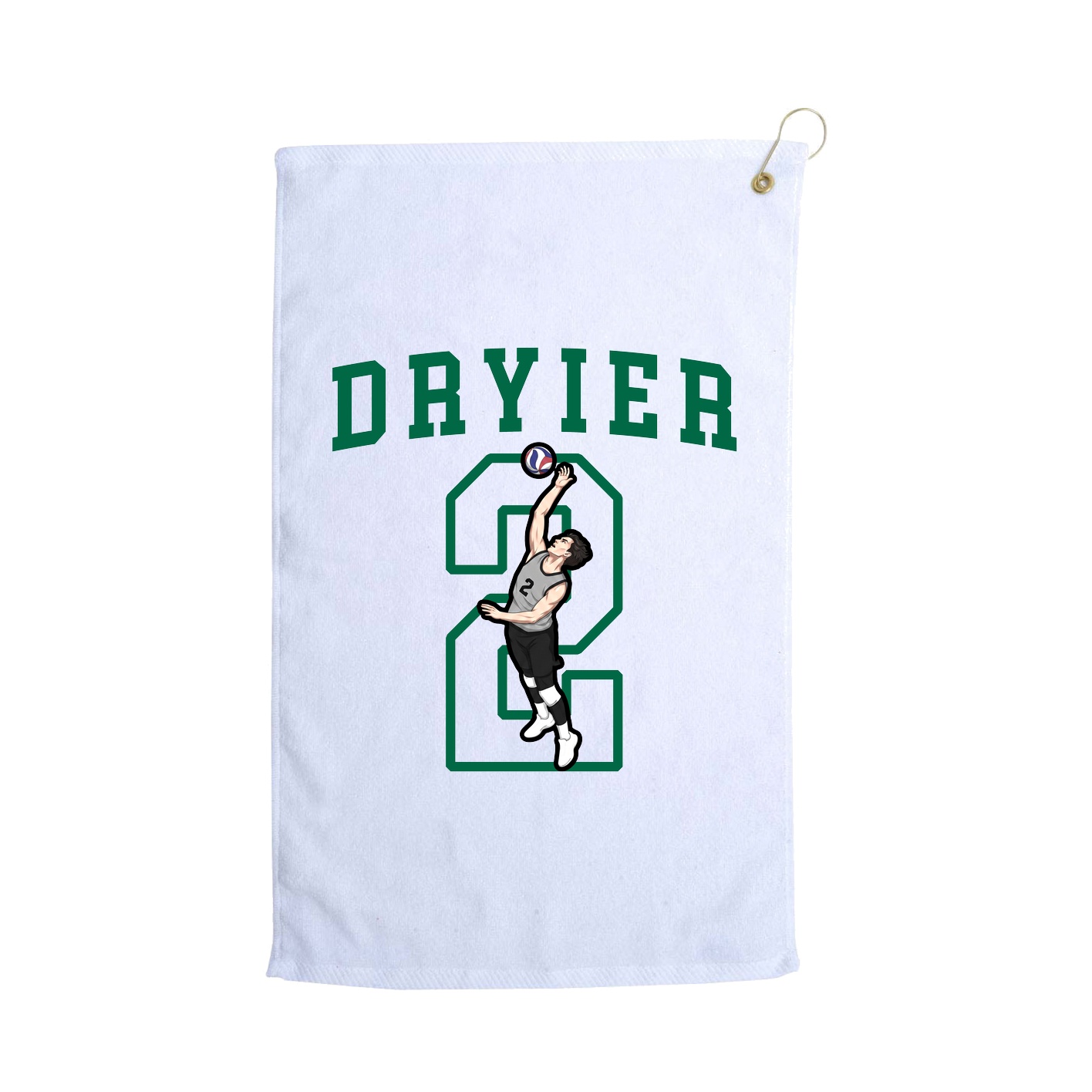 Golf Towel — Shirsey in White