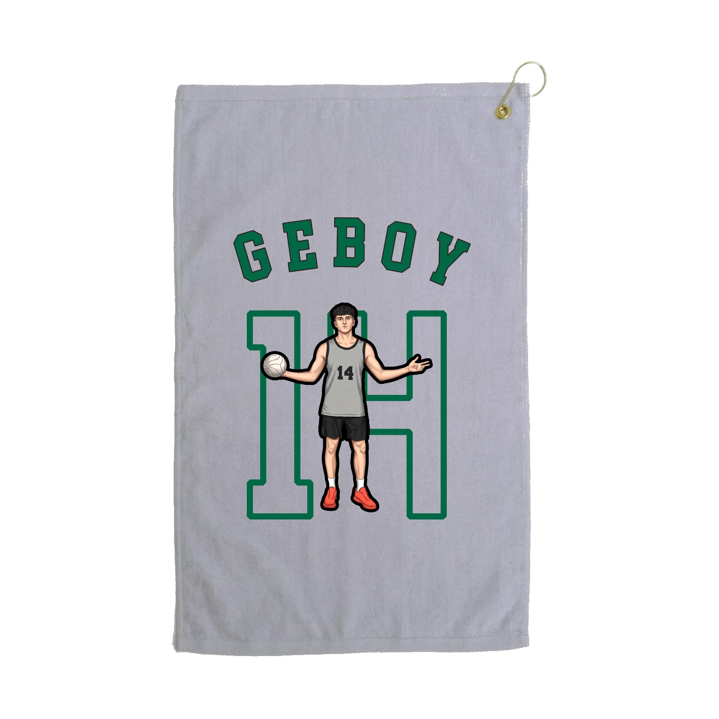 Golf Towel — Shirsey Arch in Grey