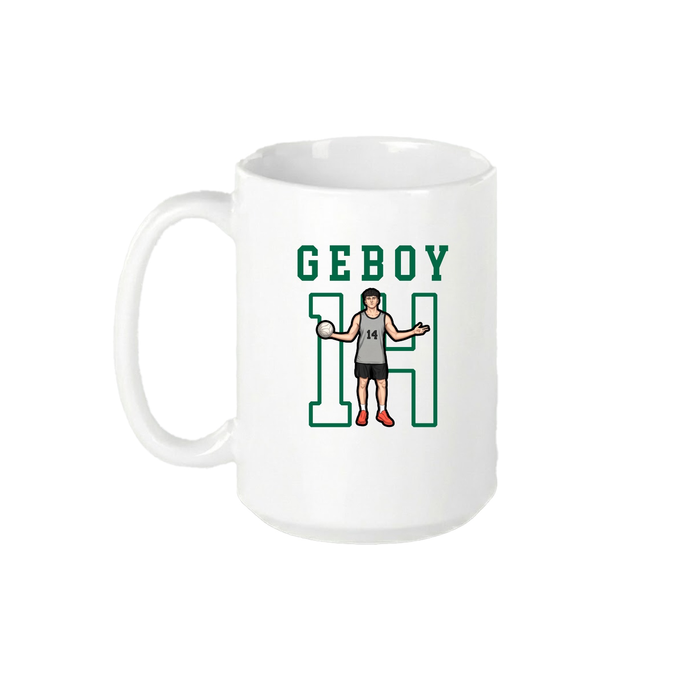 15oz Coffee Mug — Shirsey in White