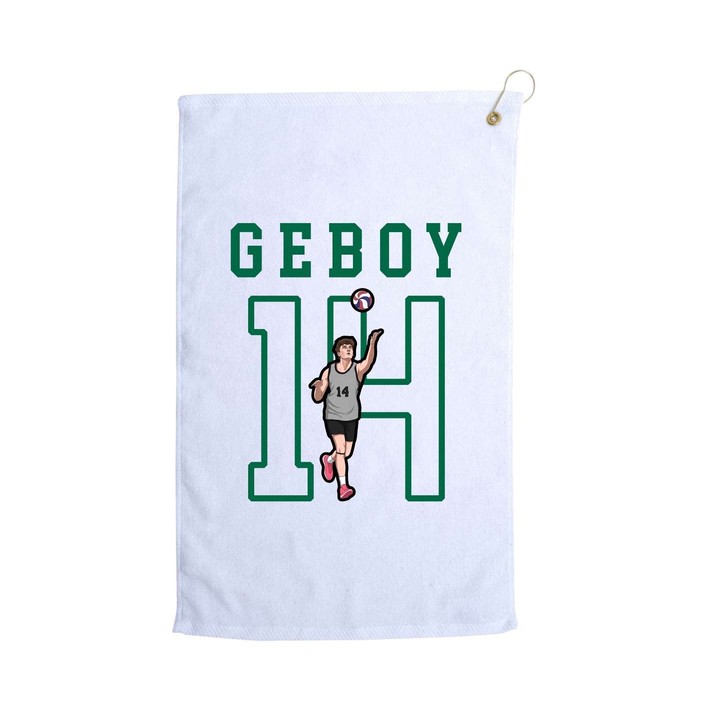 Golf Towel — Shirsey in White
