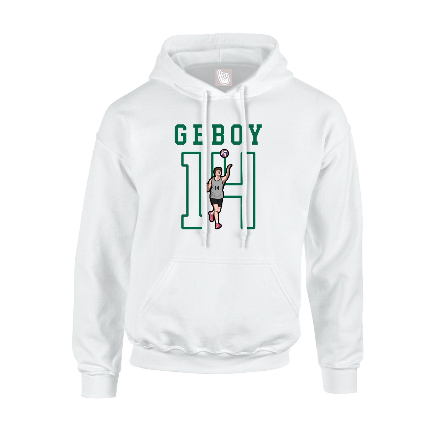 Hoodie — Shirsey in White