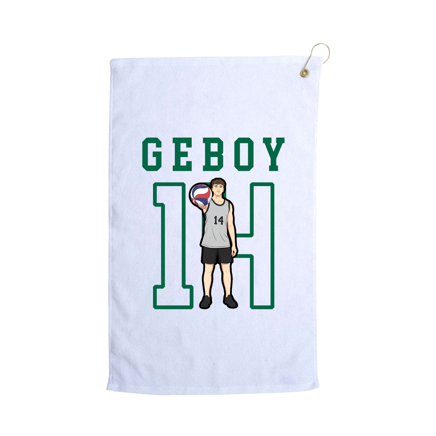Golf Towel — Shirsey in White