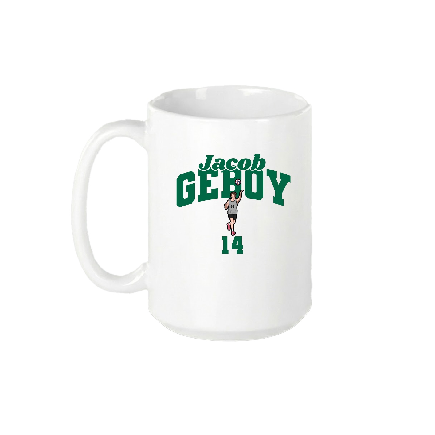 15oz Coffee Mug — Signature Arch in White