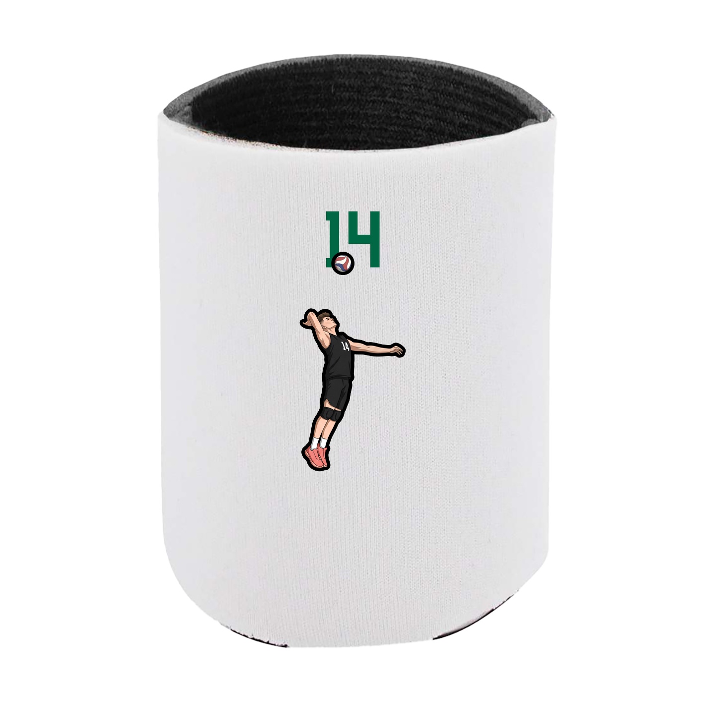 Can Holder — Number Top in White
