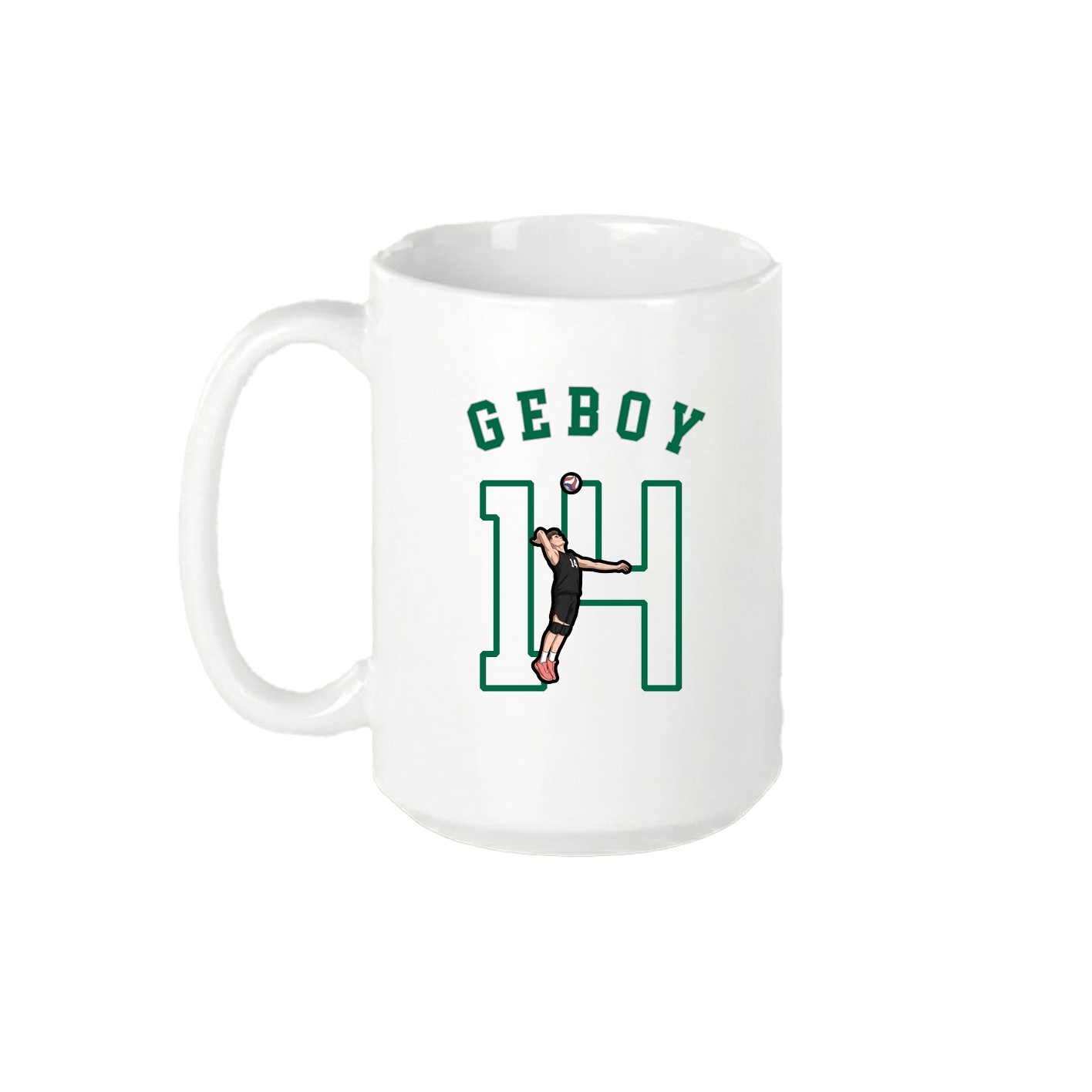 15oz Coffee Mug — Shirsey Arch in White