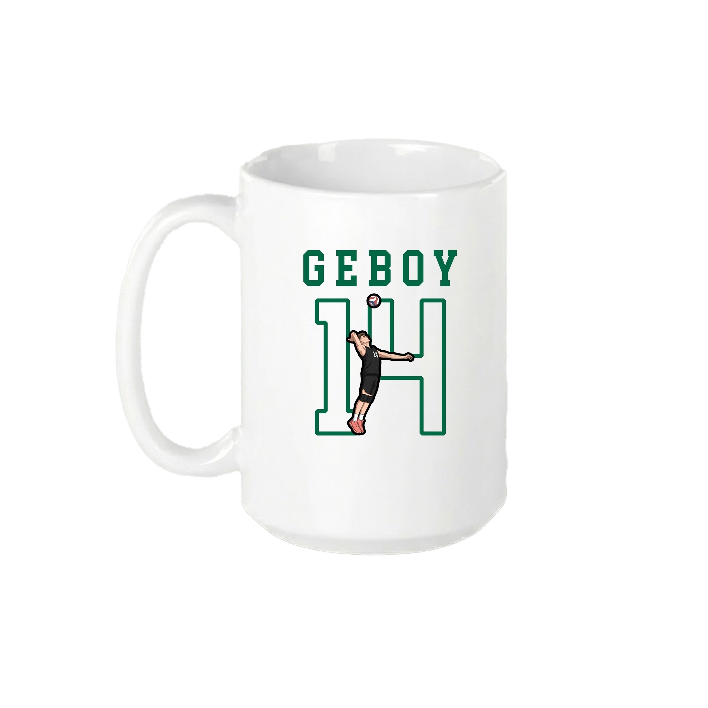 15oz Coffee Mug — Shirsey in White