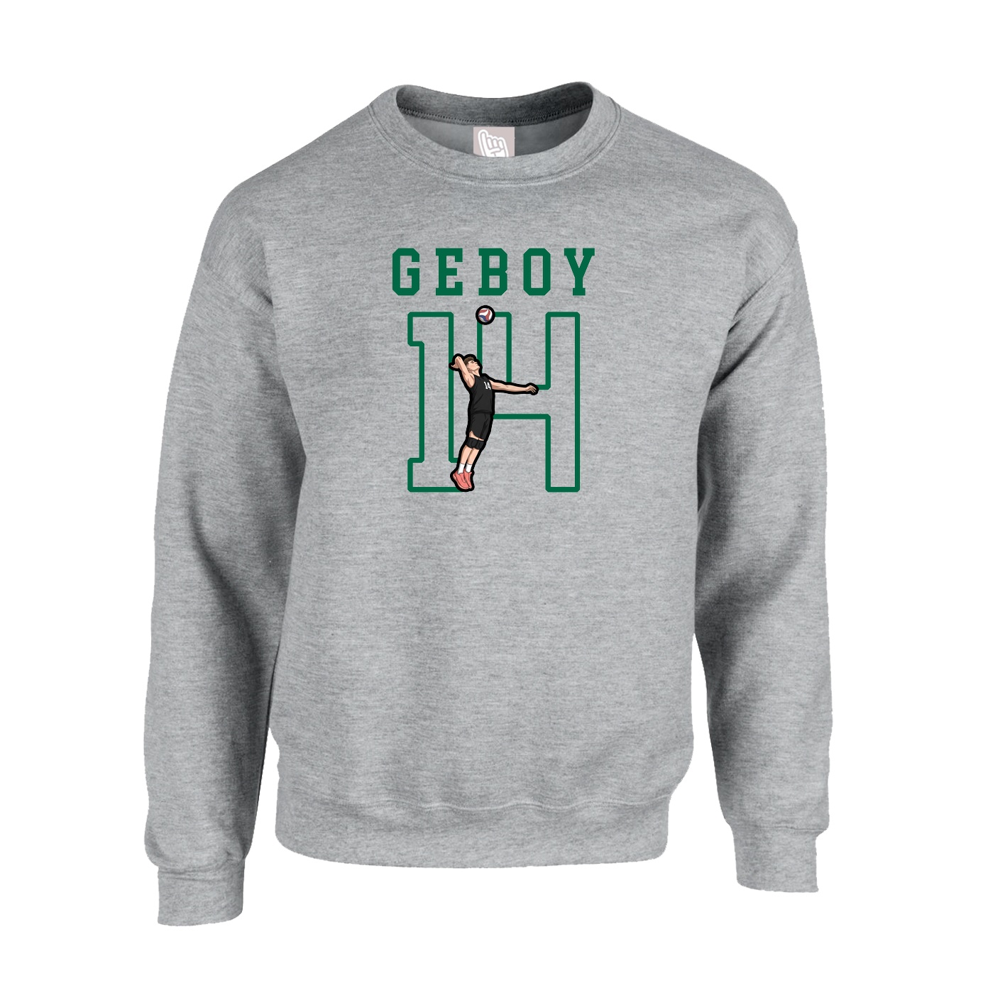 Fleece Crew — Shirsey in Grey