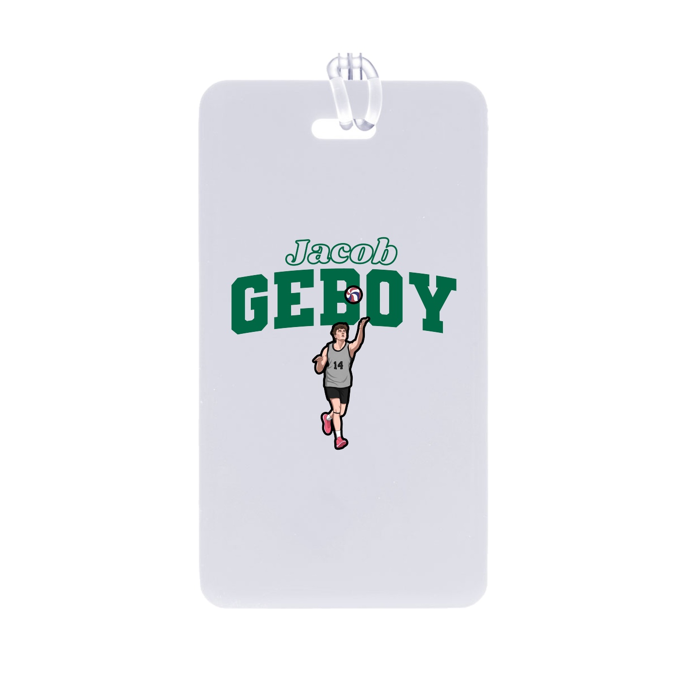 Bag Tag — Name Arch in Classic