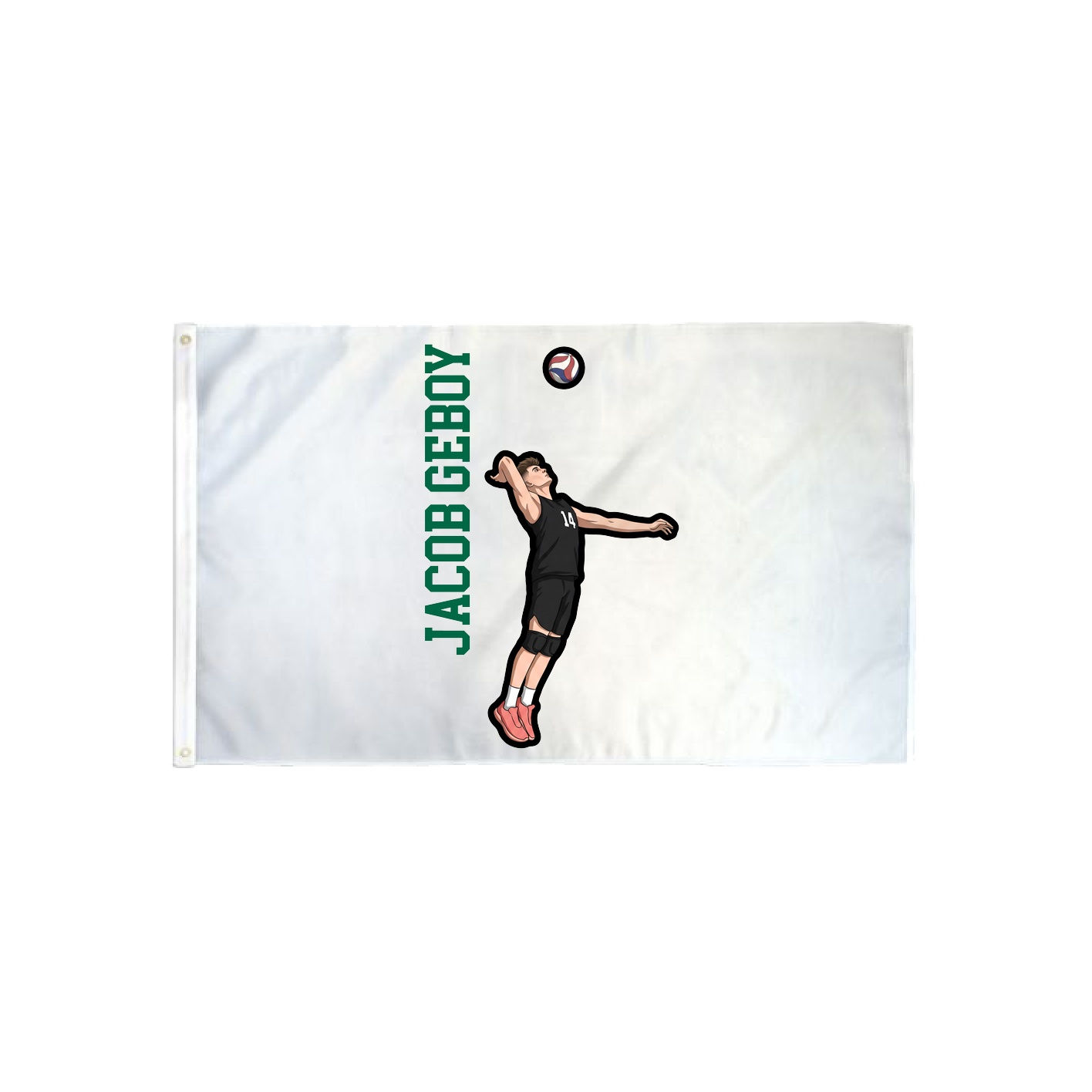 3x5 Flag — Name Vertical in Classic