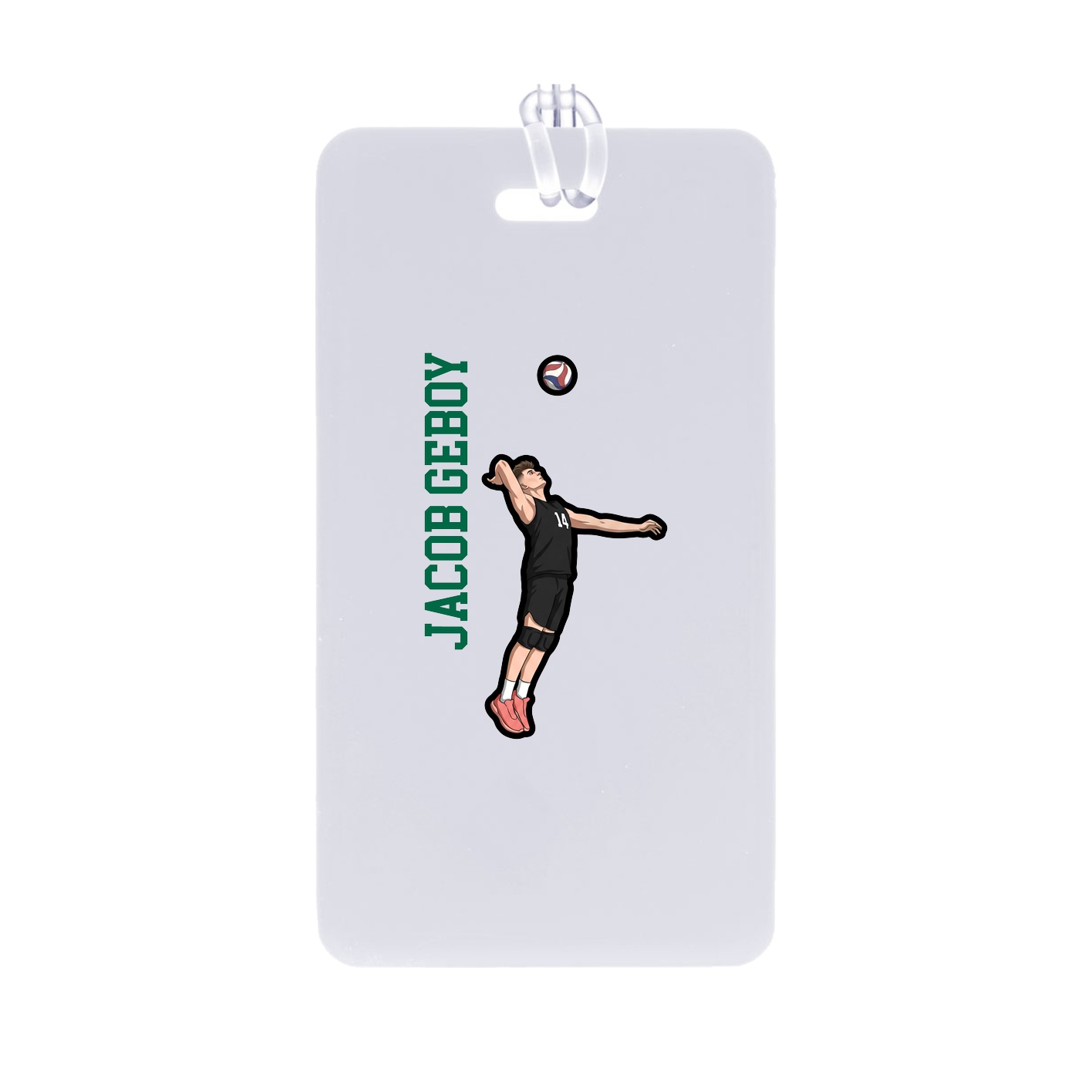 Bag Tag — Name Vertical in Classic