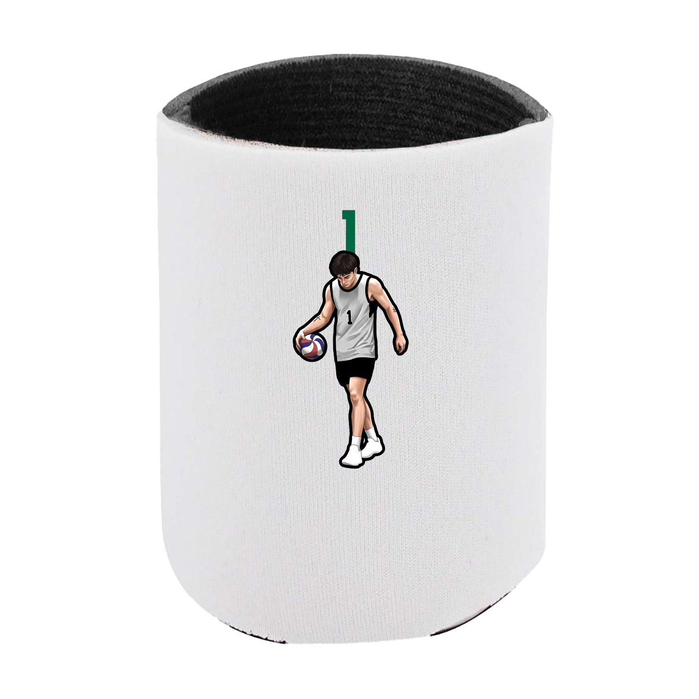 Can Holder — Number Top in White