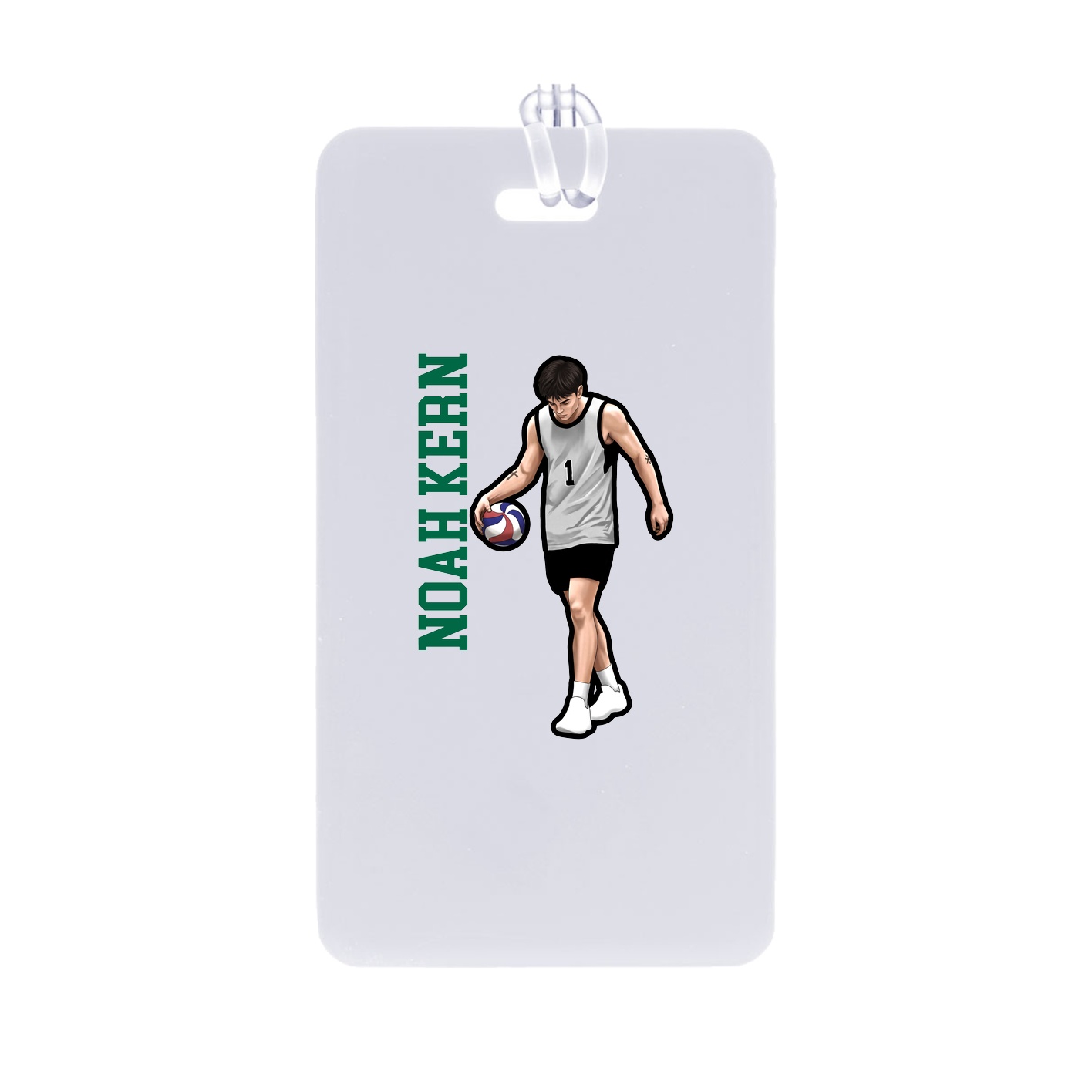 Bag Tag — Name Vertical in Classic