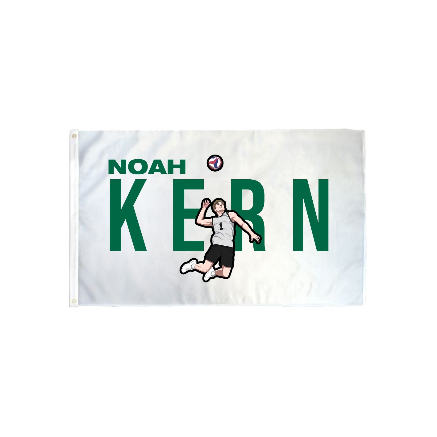 3x5 Flag — Player Name in Classic
