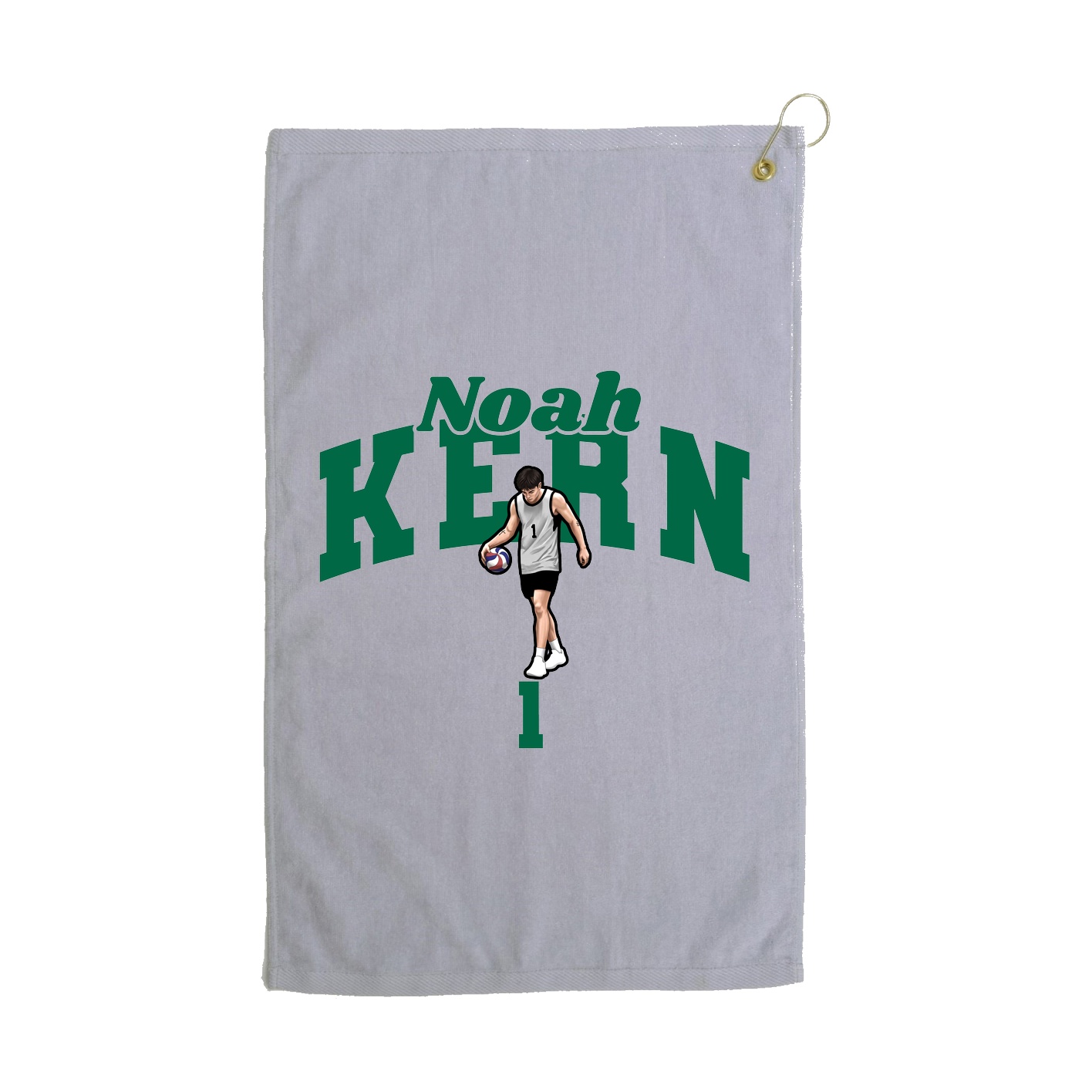 Golf Towel — Signature Arch in Grey