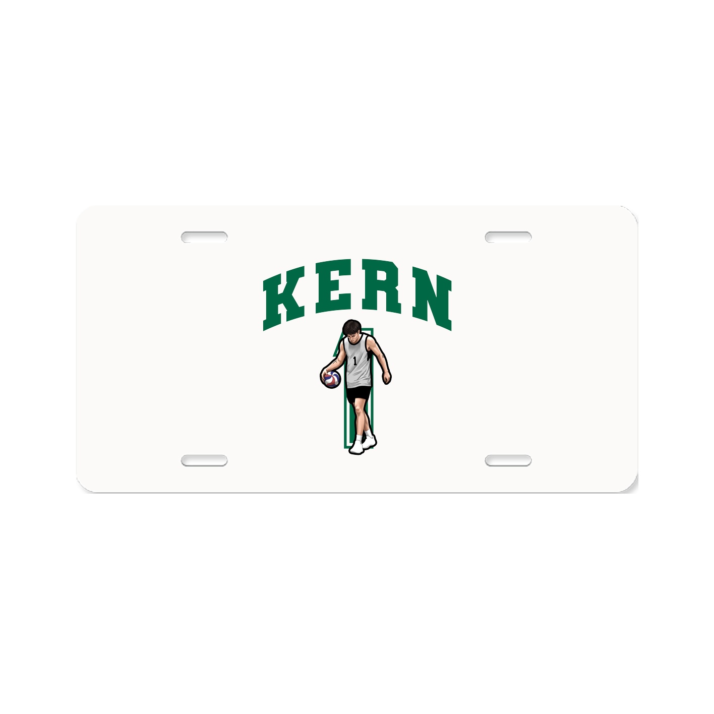 License Plate — Number in Classic