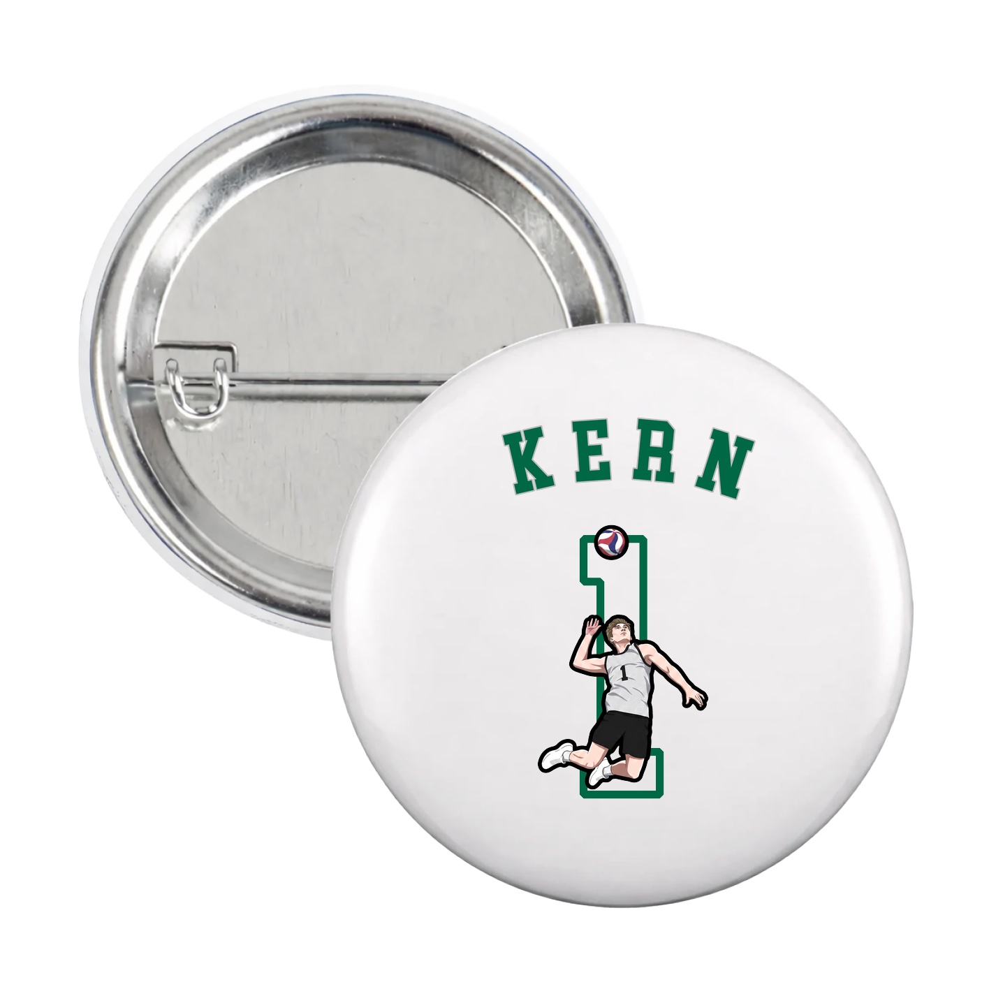 Game Day Button — Shirsey Arch in White