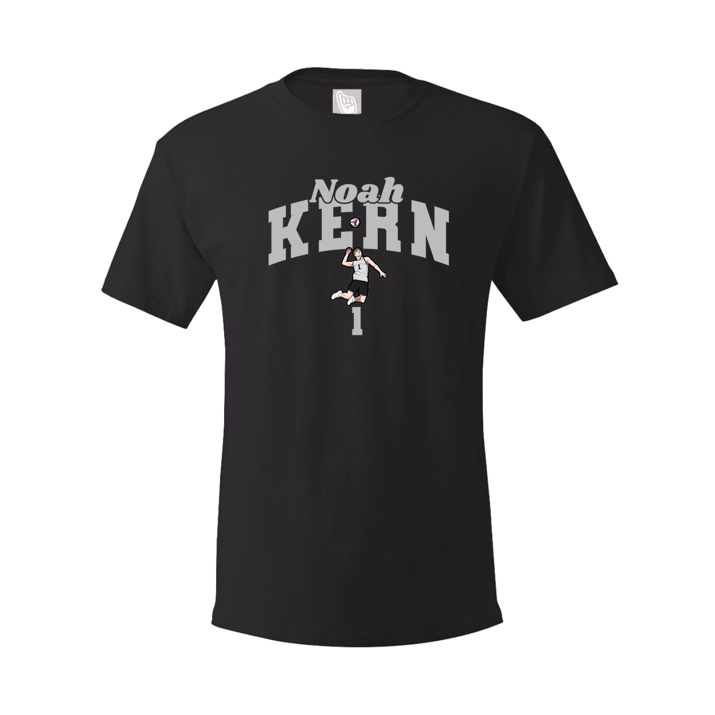 Youth Tee — Signature Arch in Black