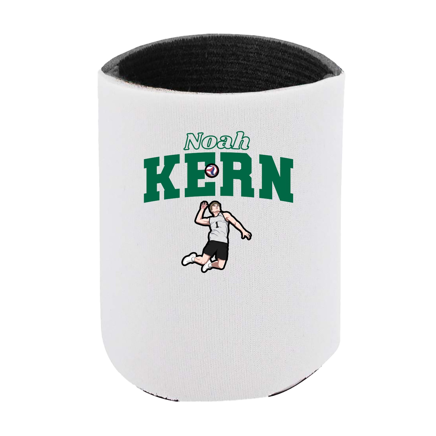 Can Holder — Name Arch in White