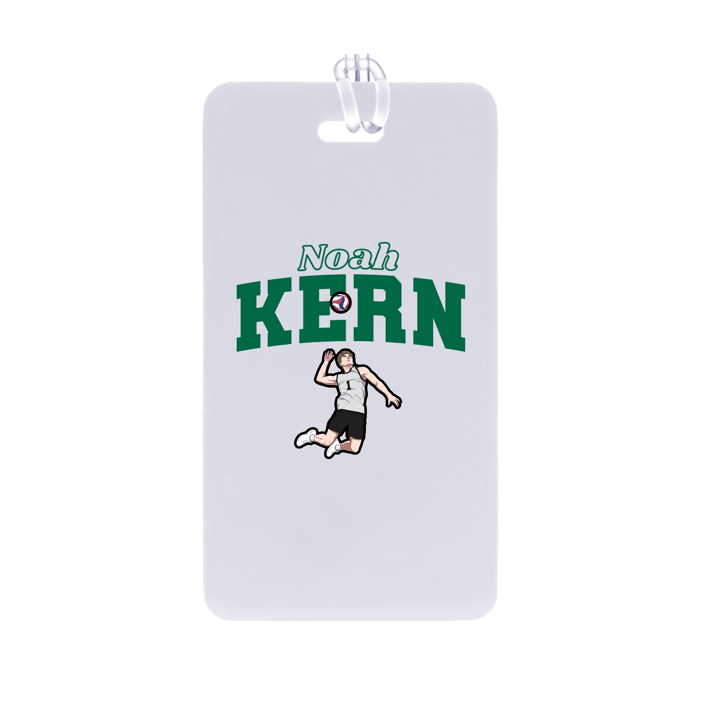 Bag Tag — Name Arch in Classic