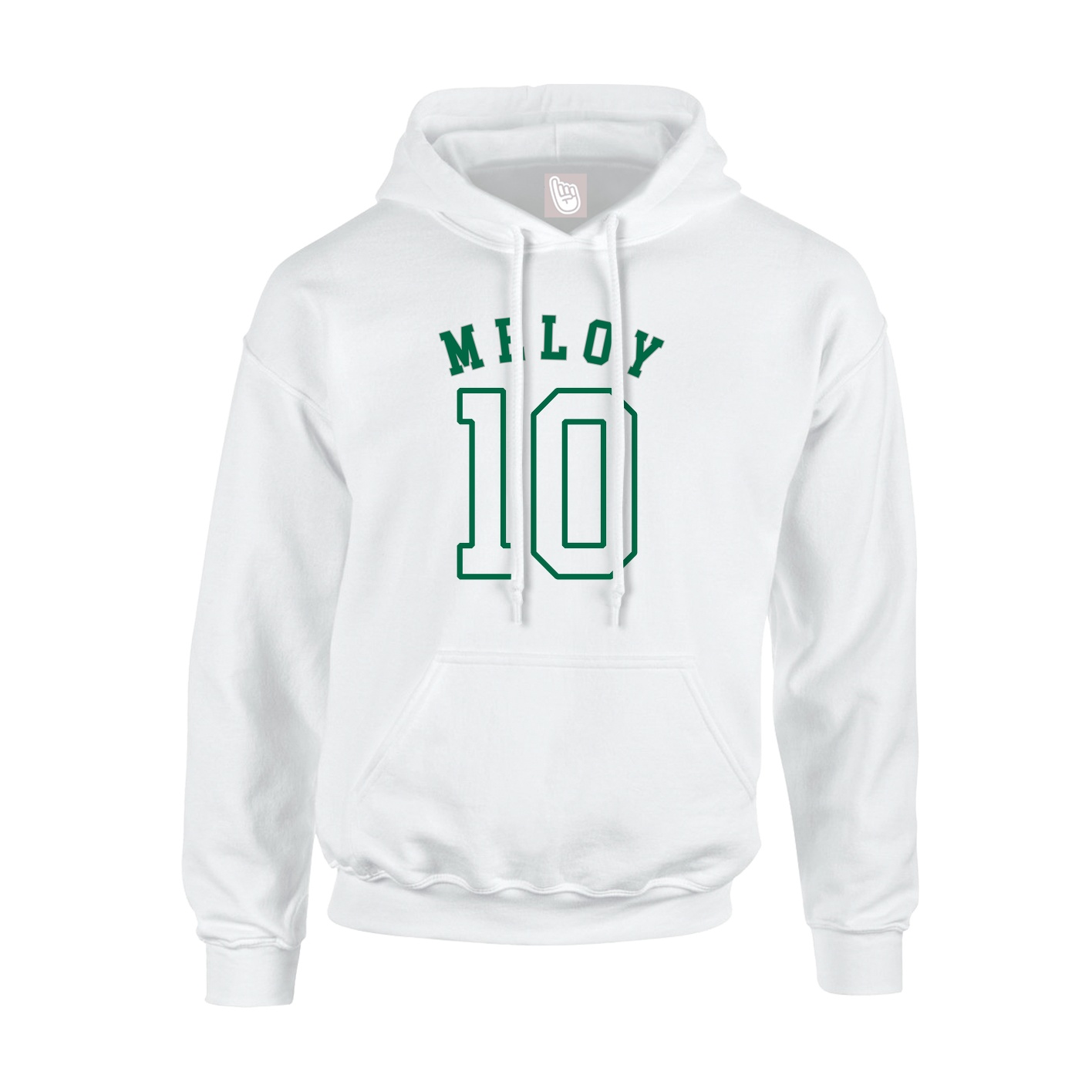 Youth Hoodie — Shirsey Arch in White