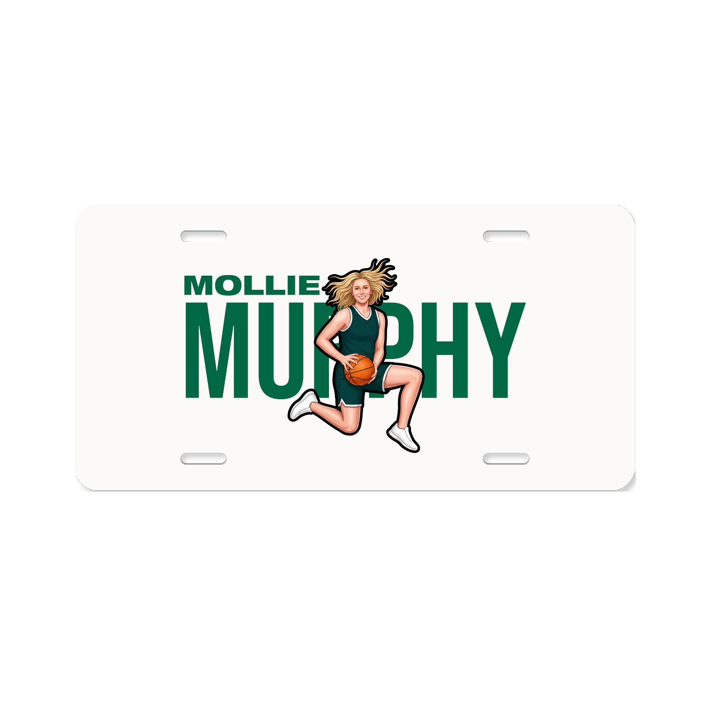 License Plate — Player Name in Classic